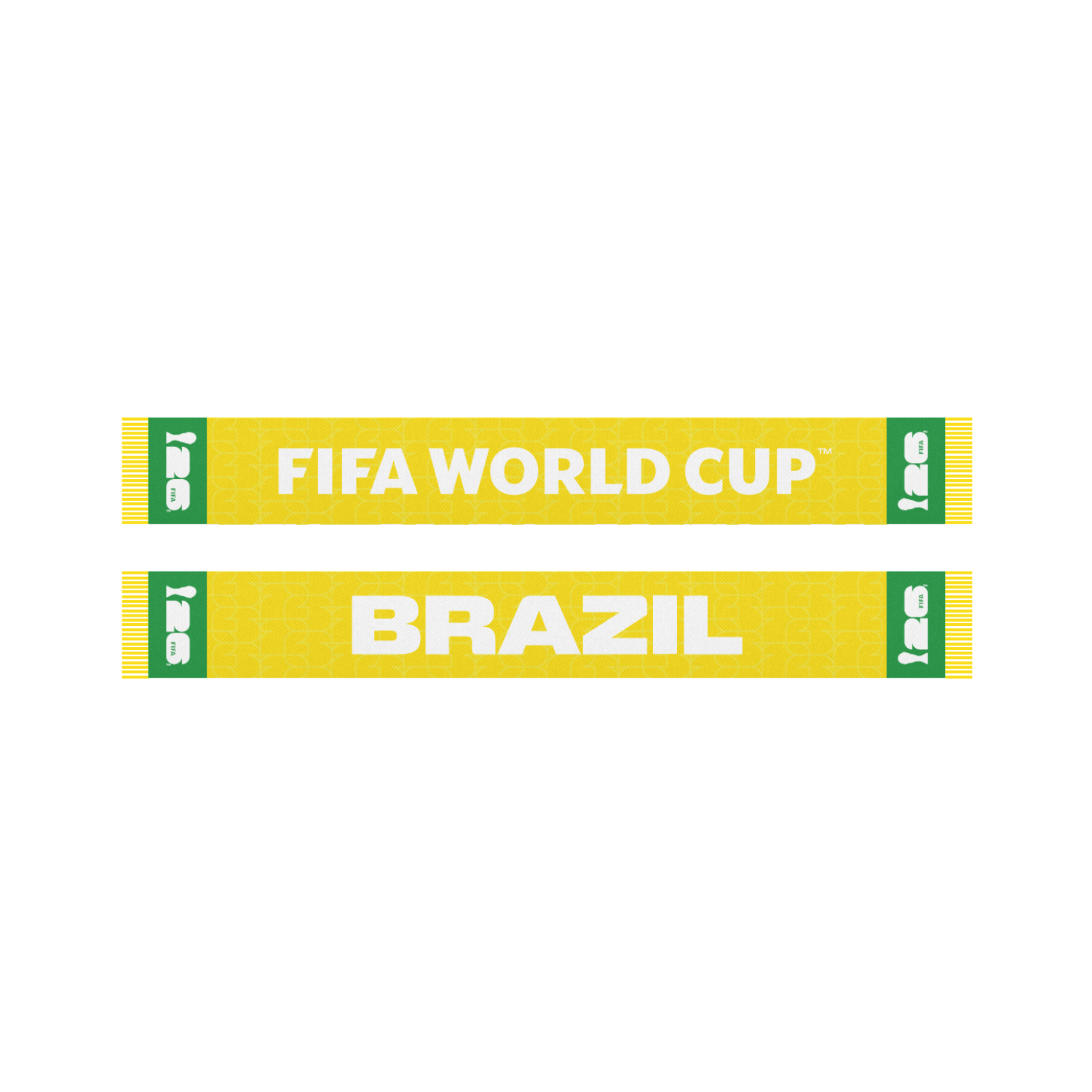 FIFA World Cup 2026™ Brazil Sublimated Scarf – FIFA Official Store