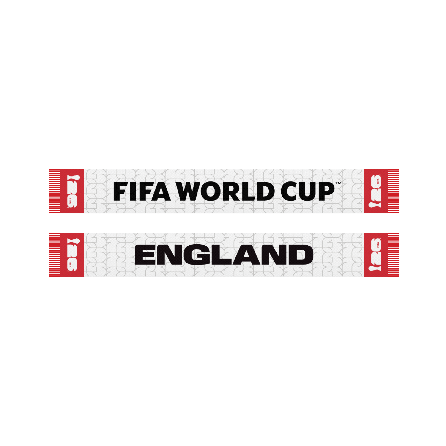 【新品】World Cup 2026 イングランド-クロアチア タオルマフラー 新品】World Cup 2026 イングランド-クロアチア タオルマフラー
