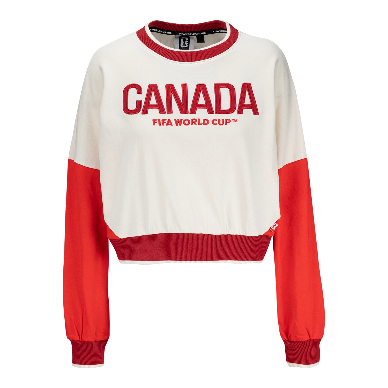 Moletom cropped Canadá da Copa do Mundo da FIFA 2026™ - Feminino