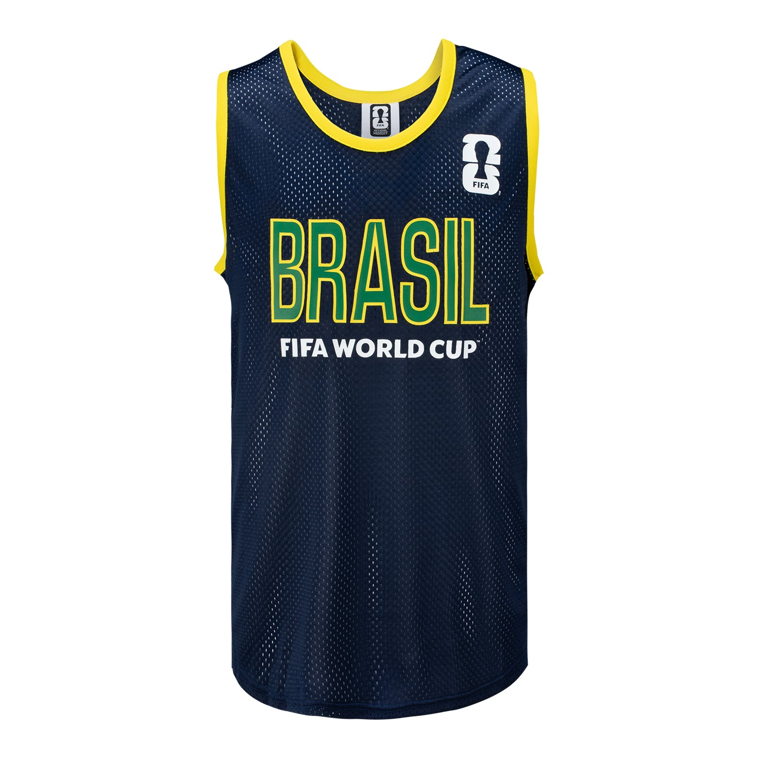 Rep the Seleção with the FIFA World Cup 2026™ Brazil Basketball Jersey – Unisex Sleeveless Design with Basketball-Inspired Styling for Fans of Brazilian Soccer & Basketball Culture