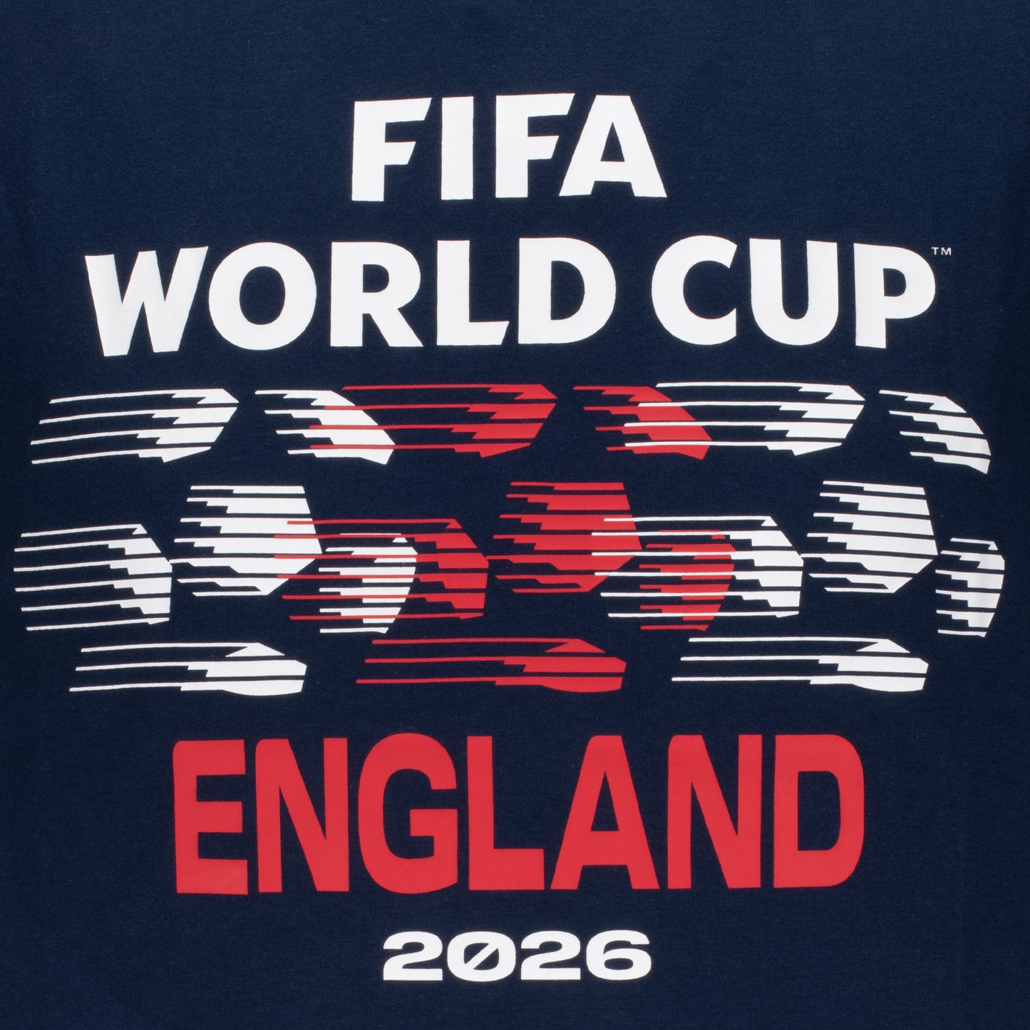 England-Ball-Grafik-T-Shirt zur WM 2026 – Unisex