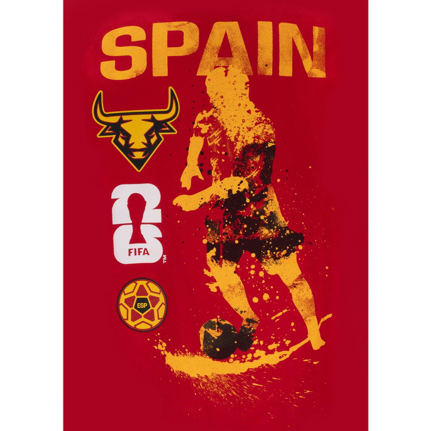 Camiseta Espanha Rise and Strike da Copa do Mundo da FIFA 2026™ - Infantil