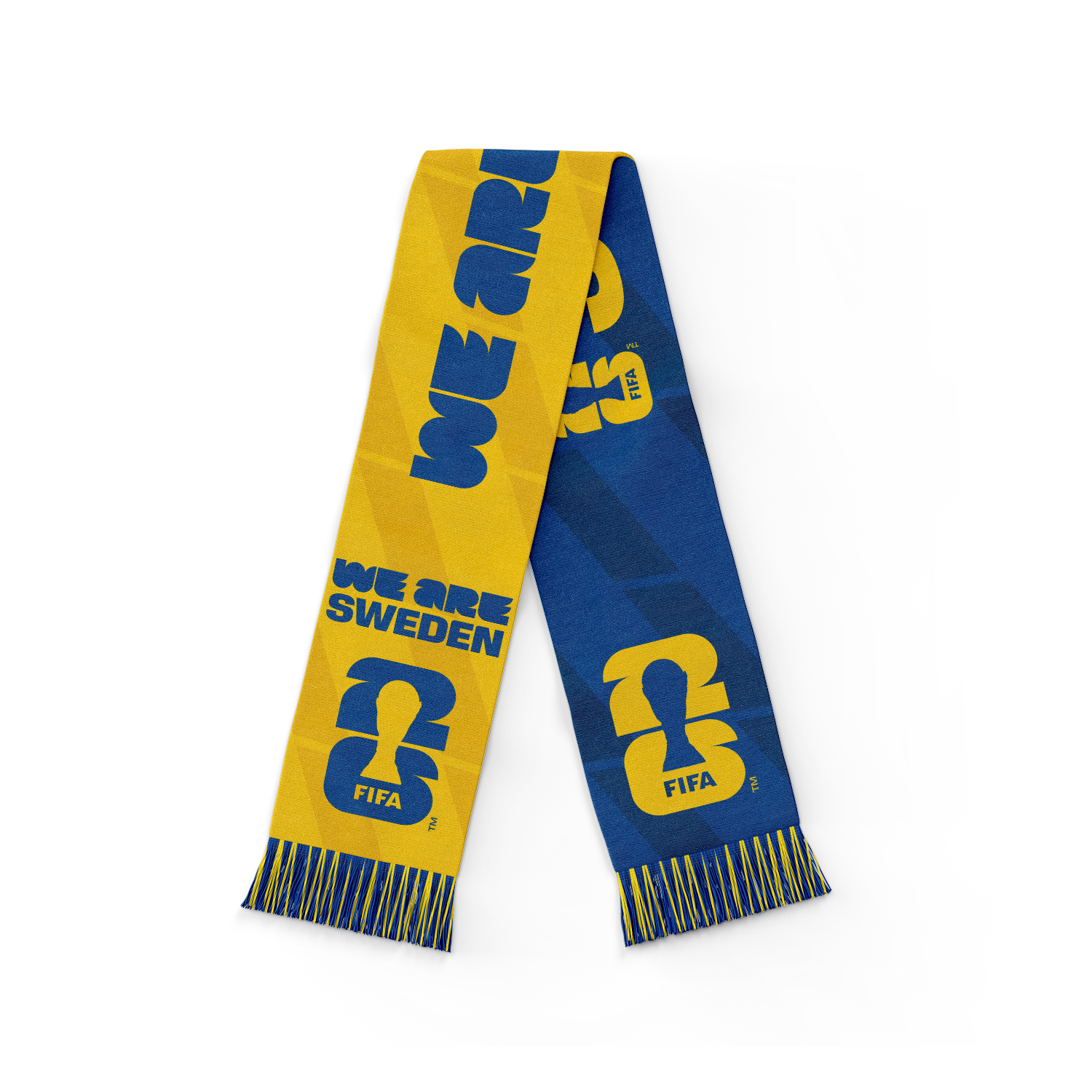 FIFA World Cup 2026™ 'We Are' Sweden Scarf – FIFA Official Store