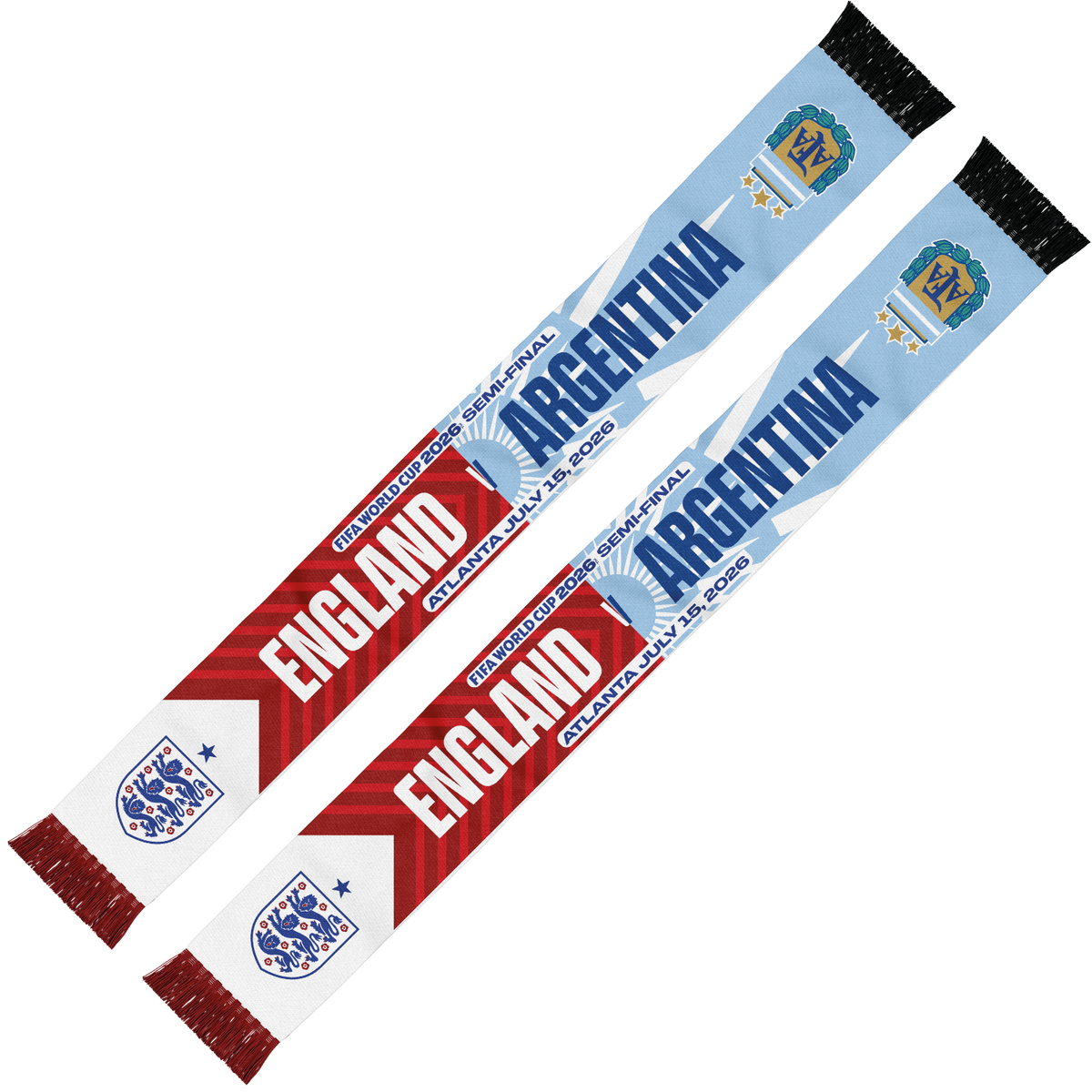 Schal zur Partie England – Argentnien der FIFA Fussball-Weltmeisterschaft 2026™