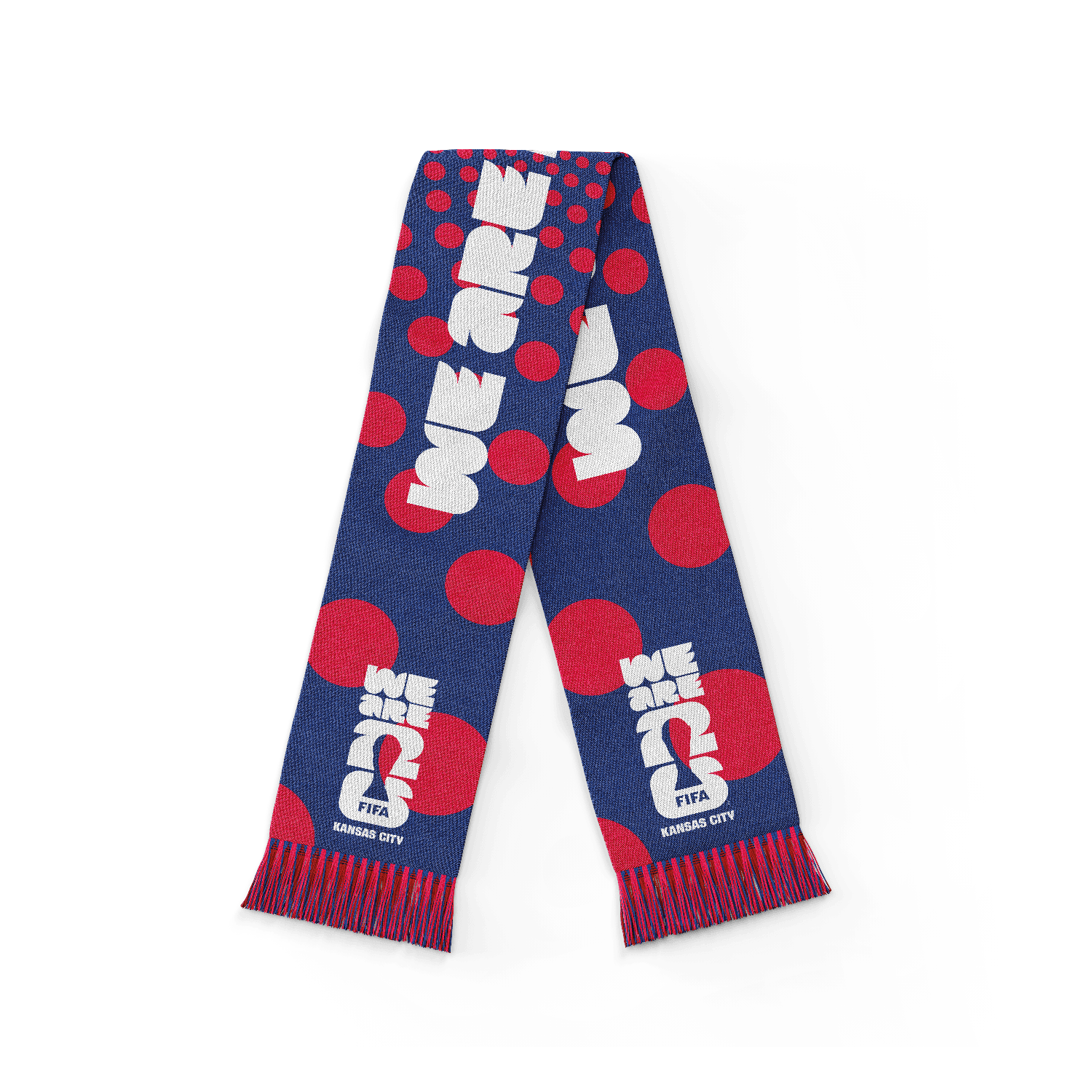 2026　WBC　30　芮絲　リース　Iris　応援　両面昇華プリントスカーフ 2026 World Cup Host City Kansas City Scarf – FIFA Official Store