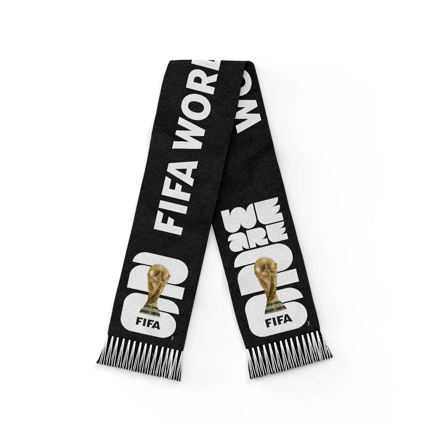FIFA トヨタカップ マフラー＆ニット 未開封 FIFA World Cup 2026™ Black and White Scarf – FIFA Official Store