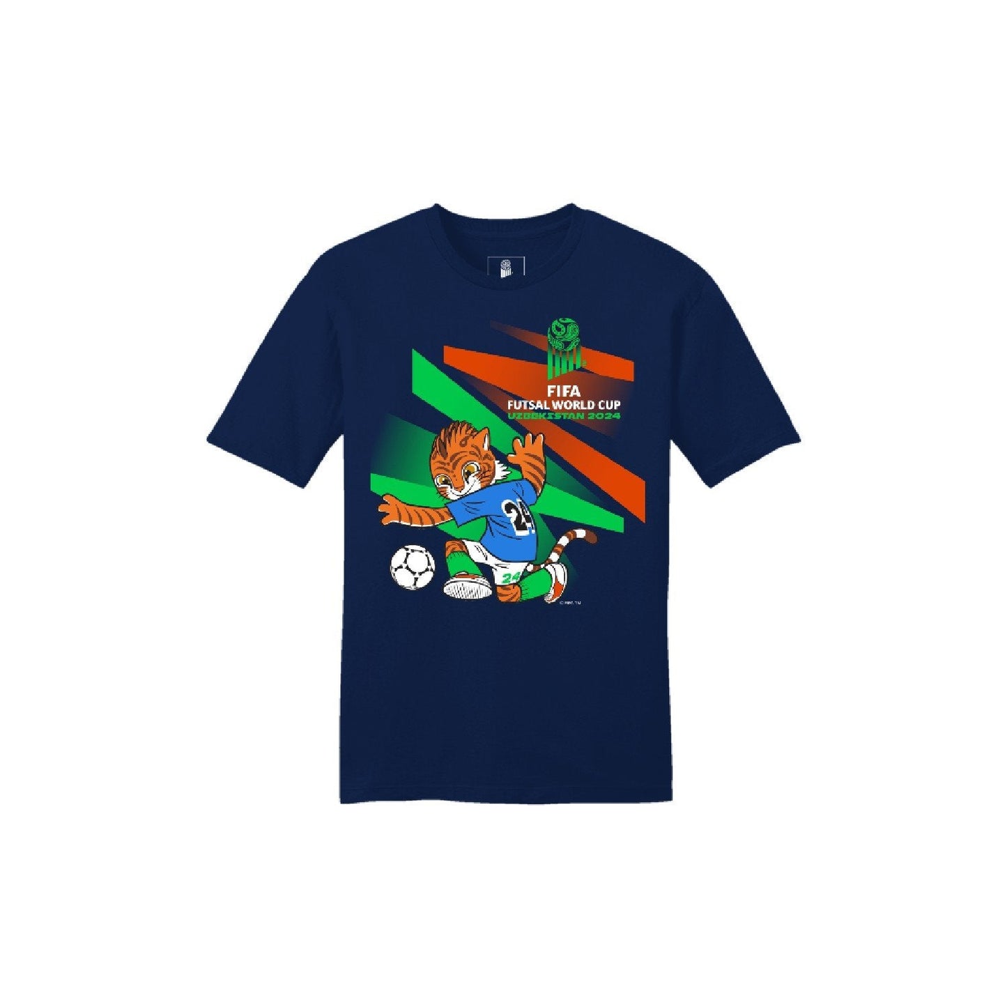 FIFA Futsal World Cup Uzbekistan 2024™ Blue Mascot T-Shirt - Youth