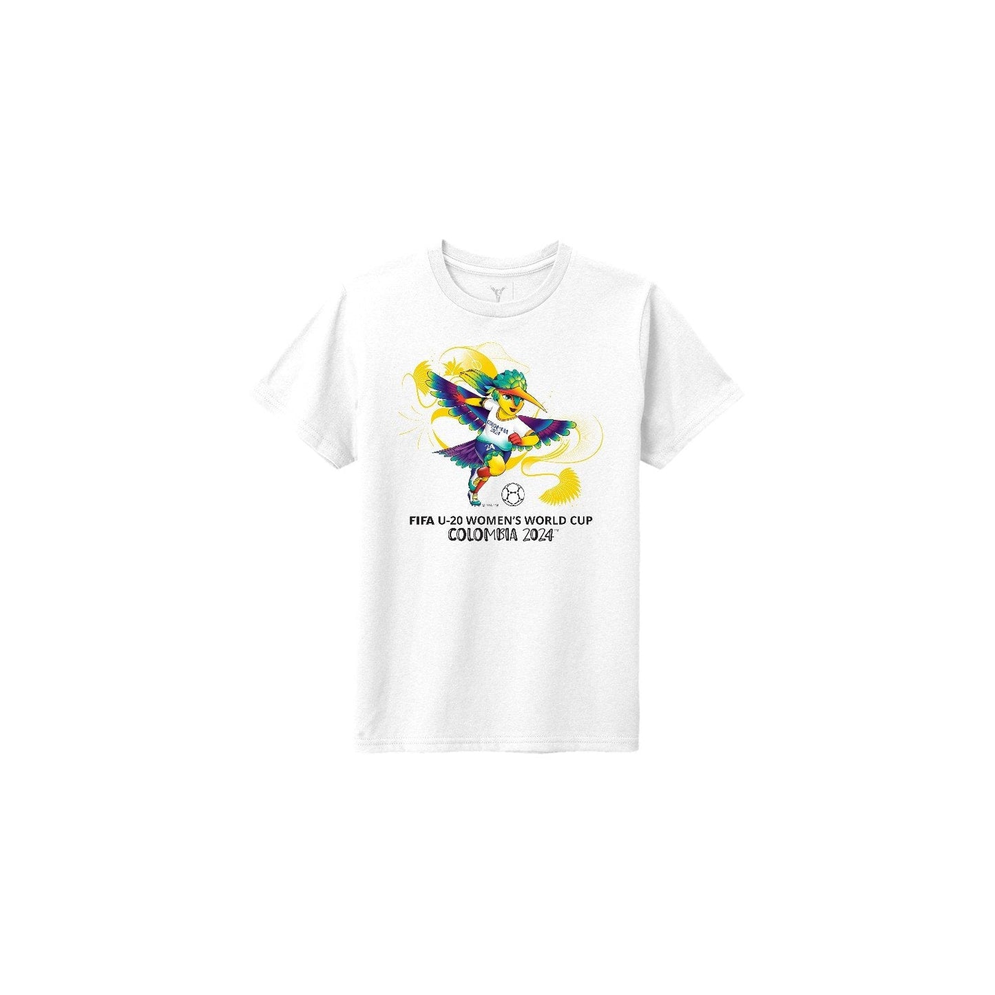 FIFA U-20 Women's World Cup Colombia 2024™ White Mascot T-Shirt - Youth