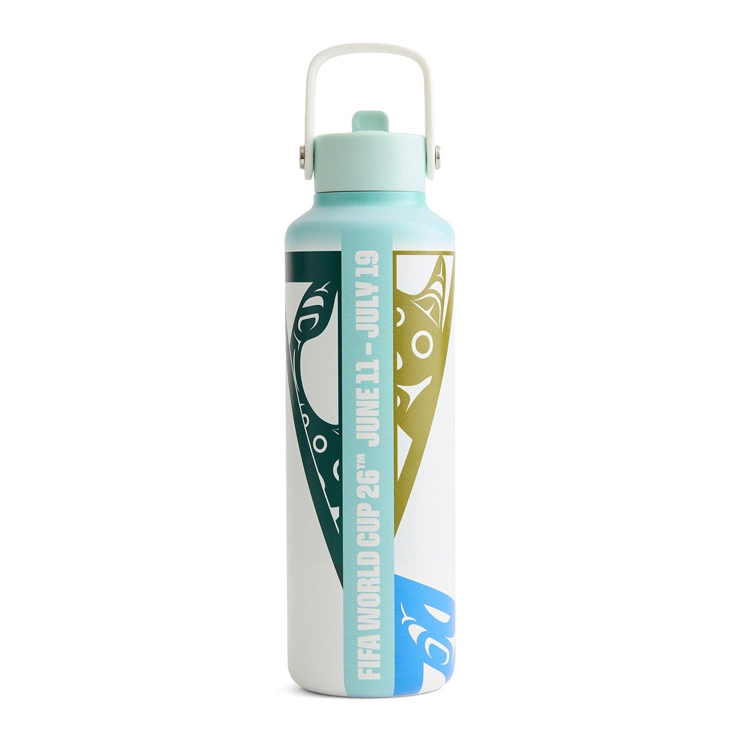 World Cup 2026 Vancouver Poster Water Bottle