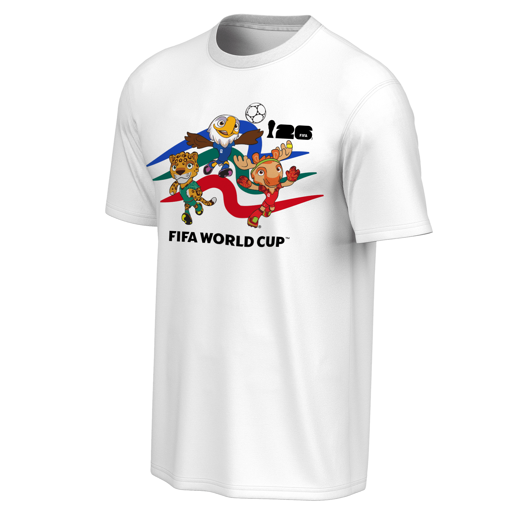 2026 World Cup Mascot Crew White T-Shirt - Unisex – FIFA Official