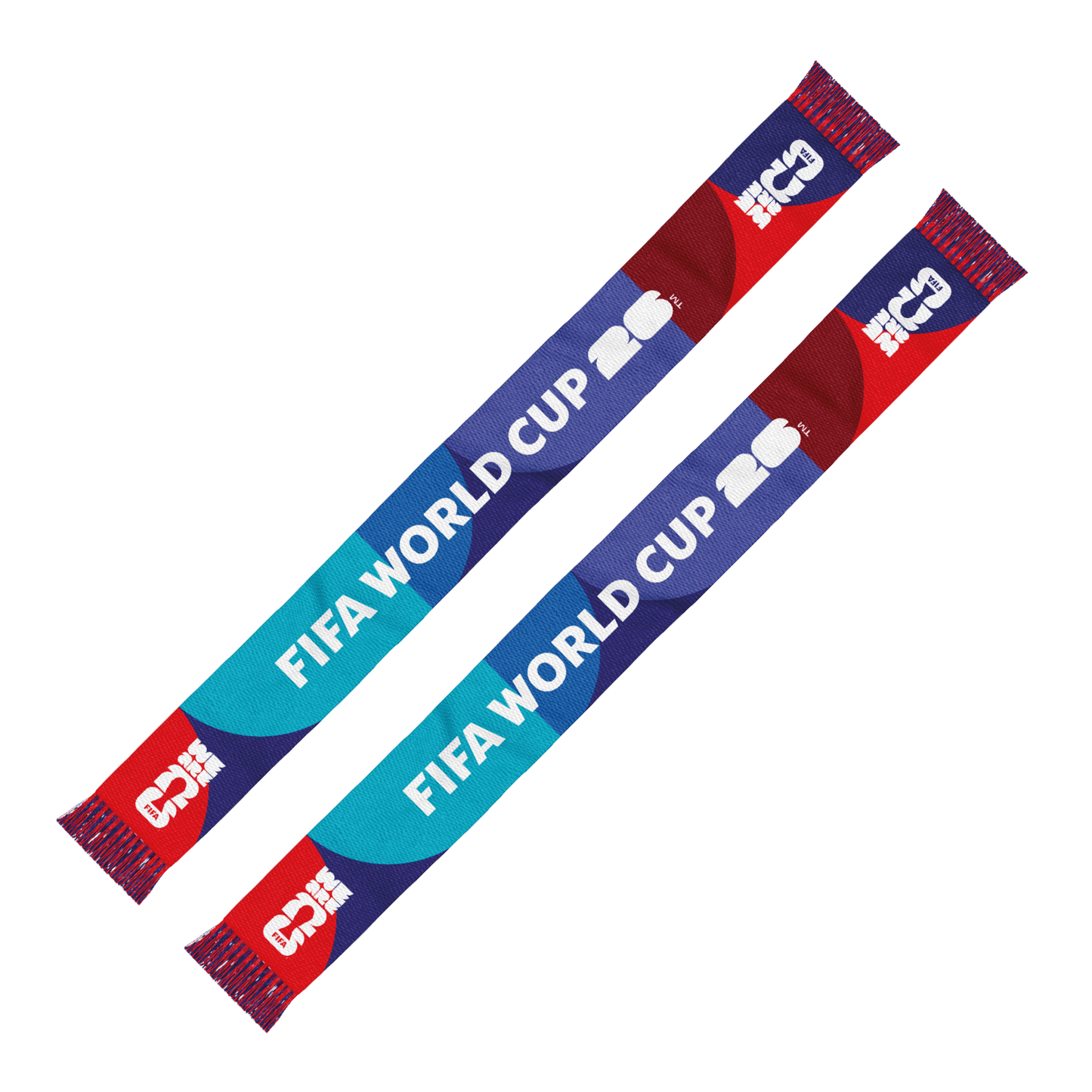 2026 World Cup Tournament Colors Scarf