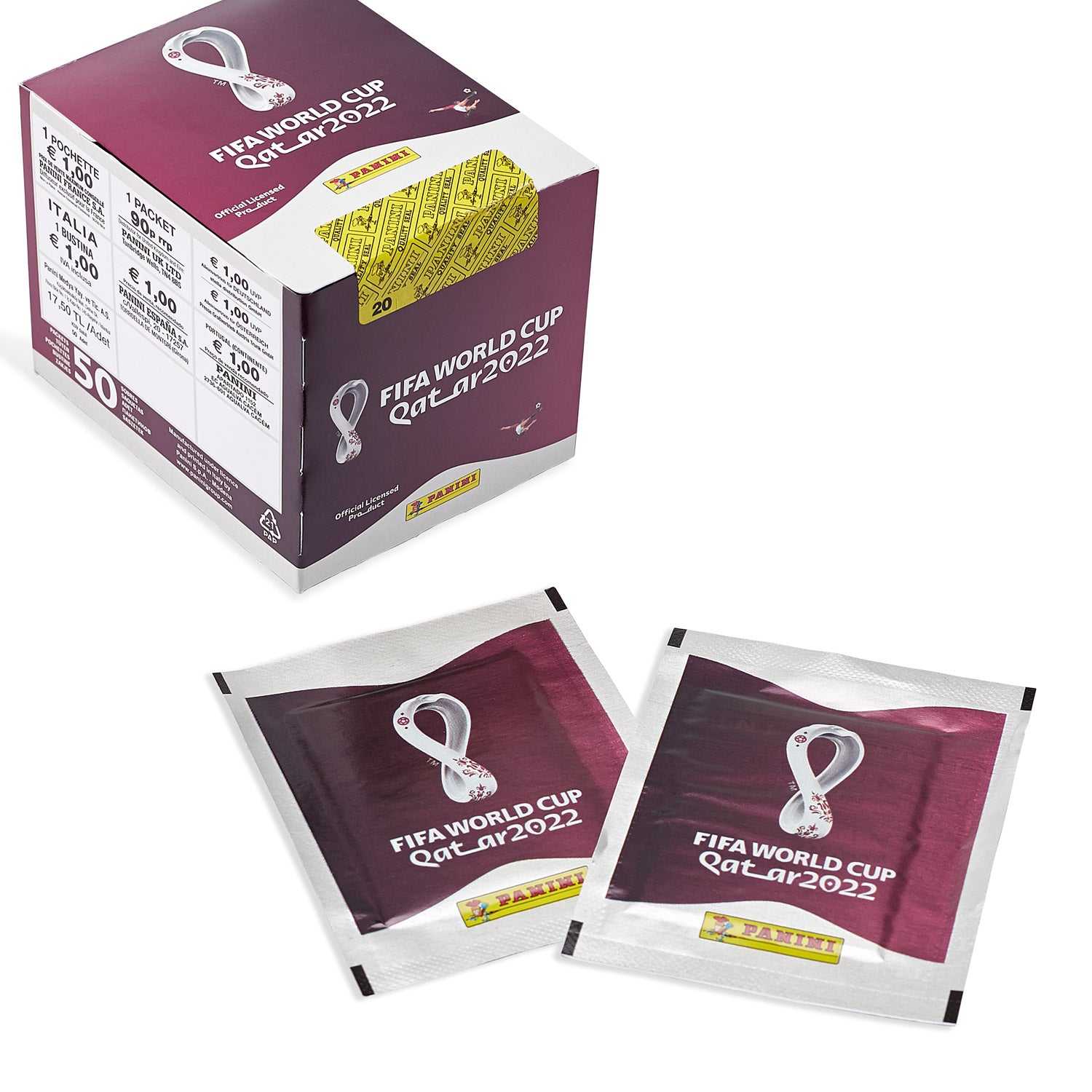 Panini Qatar 2022 Display Box - 50 Packs