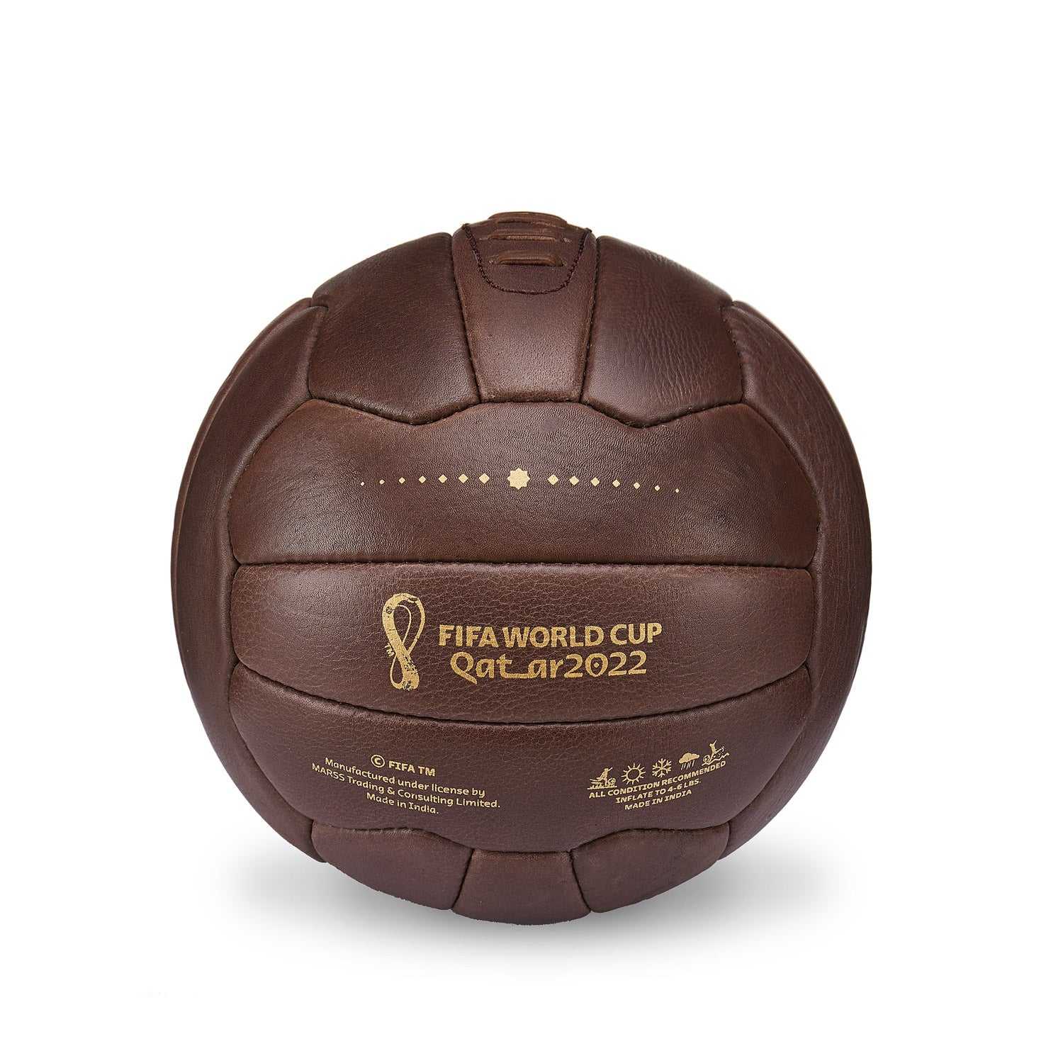 2022 World Cup Retro Leather Football