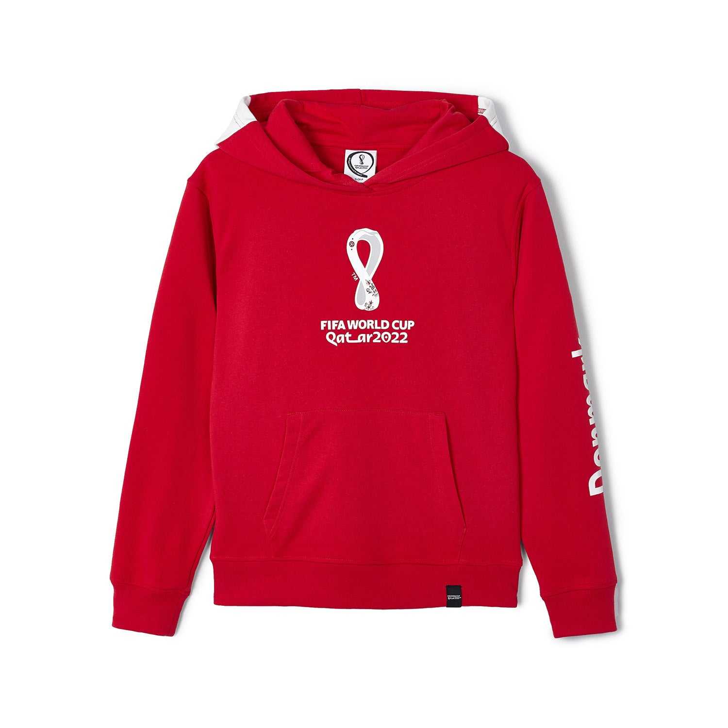 2022 World Cup Denmark Red Hoodie - Womens