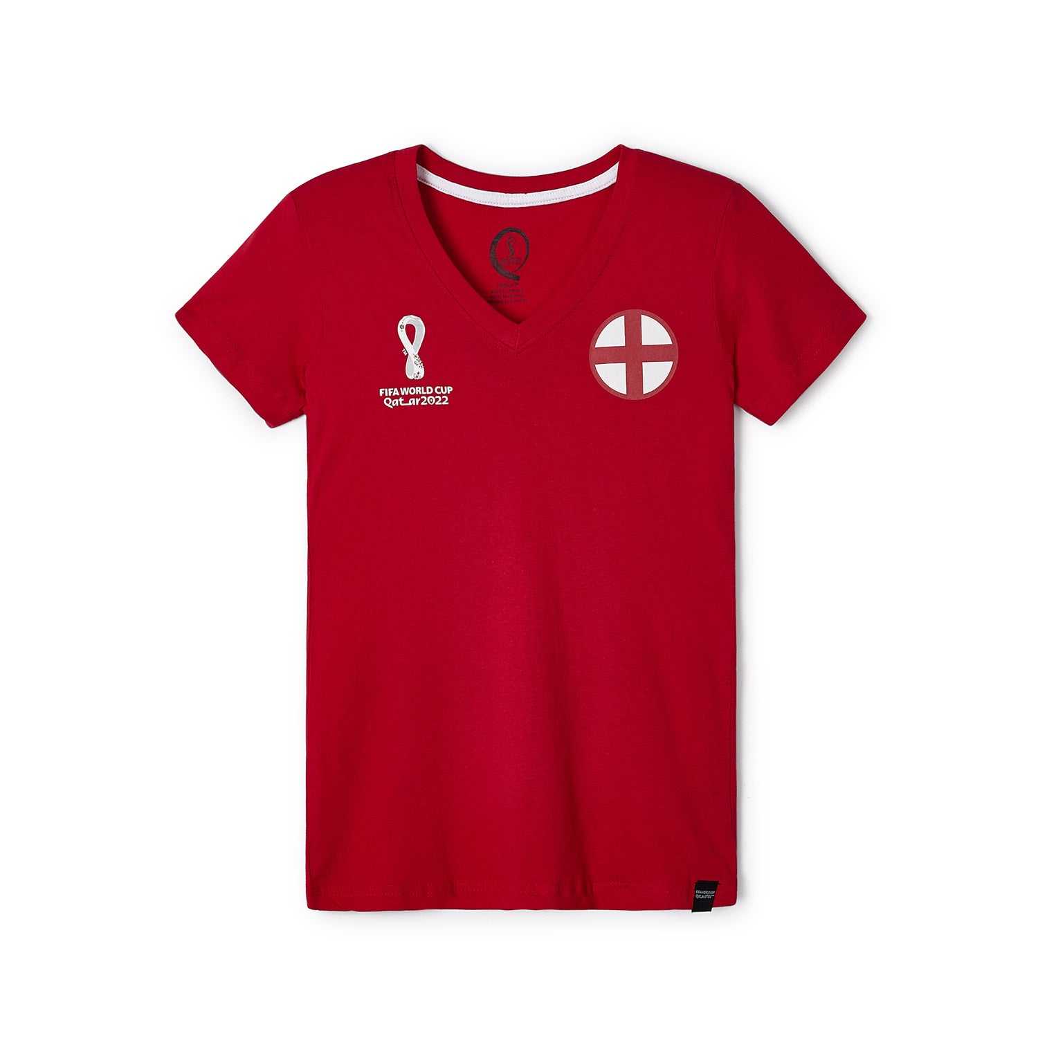2022 World Cup England Red T-Shirt - Womens