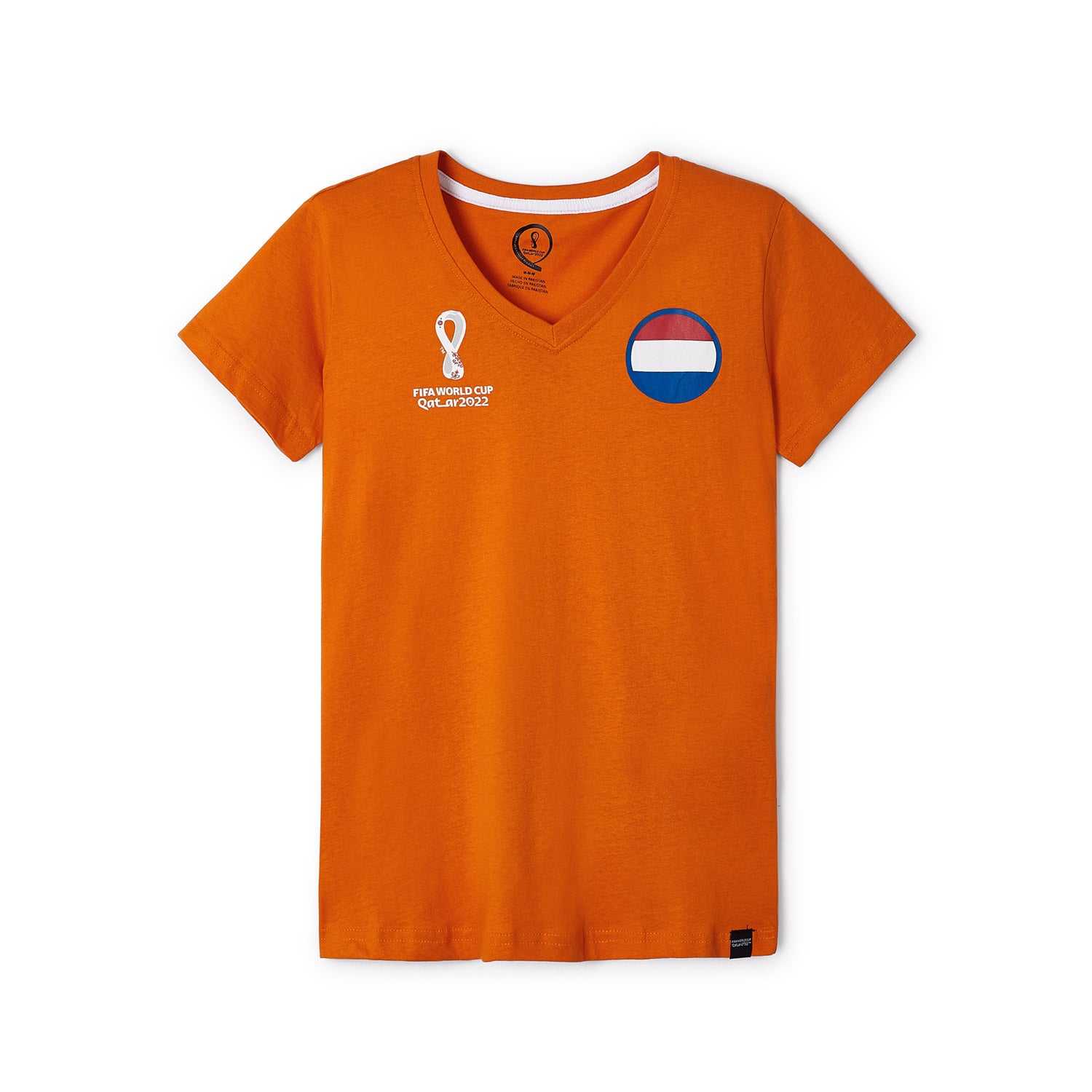 2022 World Cup Netherlands Orange T-Shirt - Womens