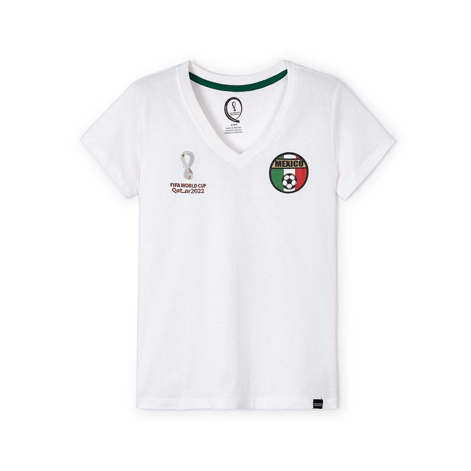 2022 World Cup Green Mexico T-Shirt - Womens