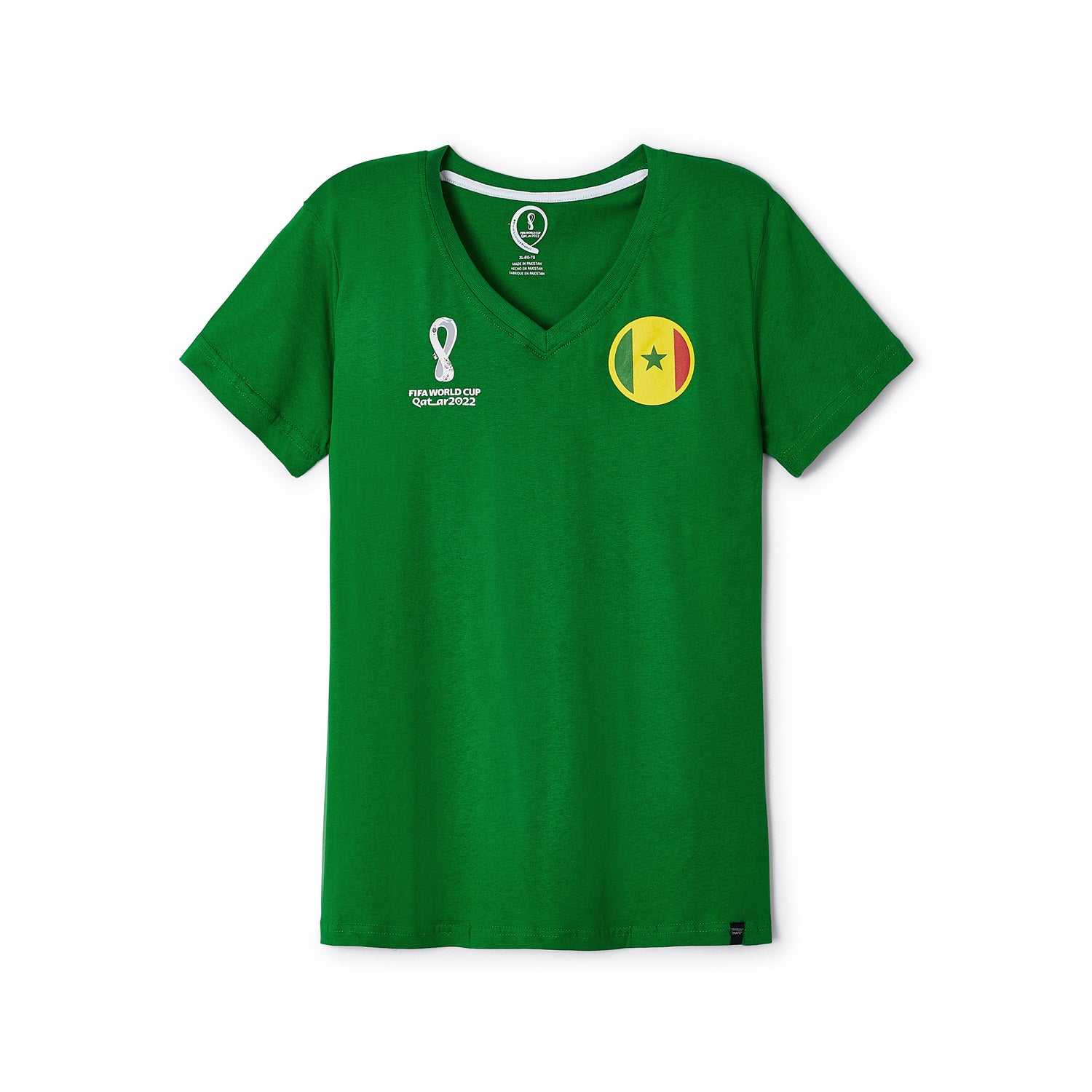 2022 World Cup Senegal Green T-Shirt - Womens