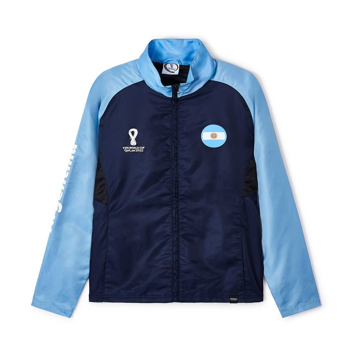 2022 World Cup Argentina Blue Raglan Jacket - Mens