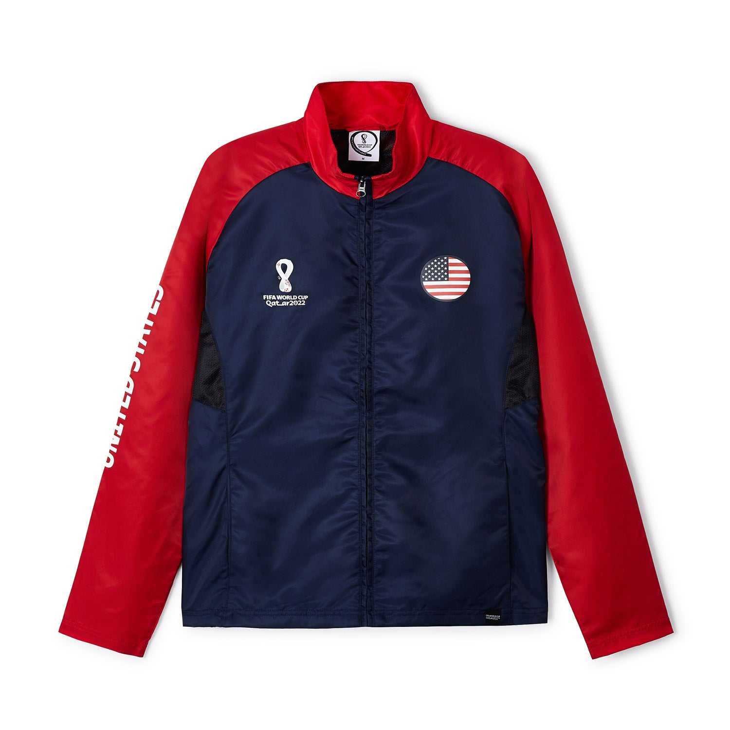 World Cup 2022 USA Blue Raglan Jacket - Mens