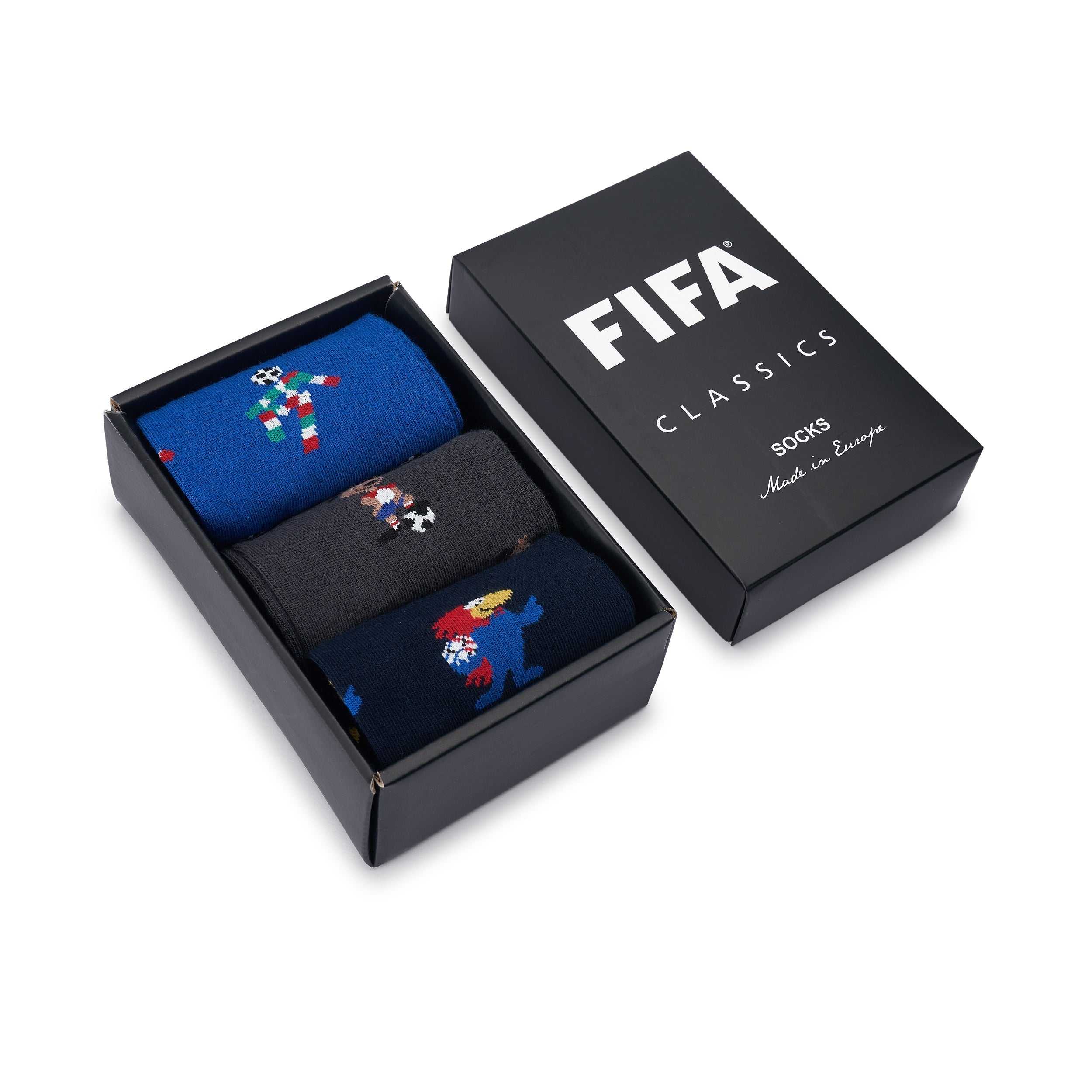 FIFA Rewind 1990-1994-1998 World Cup Socks Box Set