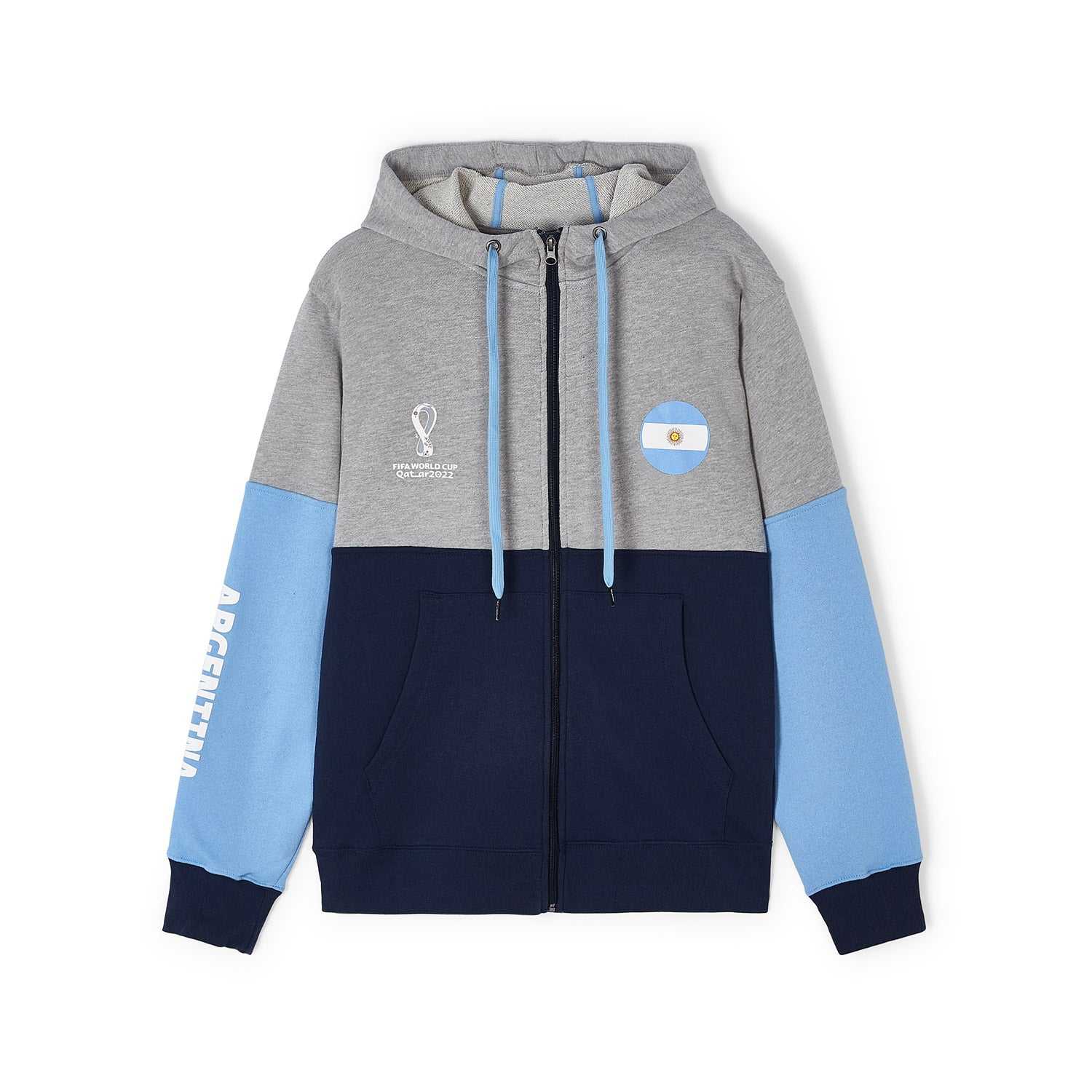 2022 World Cup Argentina Blue Hoodie - Mens