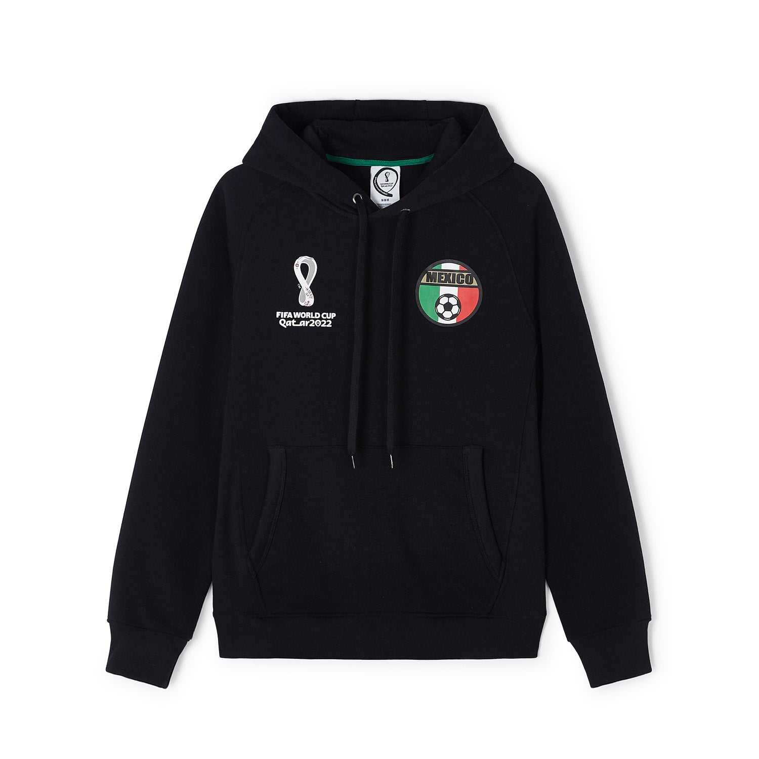 2022 World Cup Mexico Black Hoodie - Mens