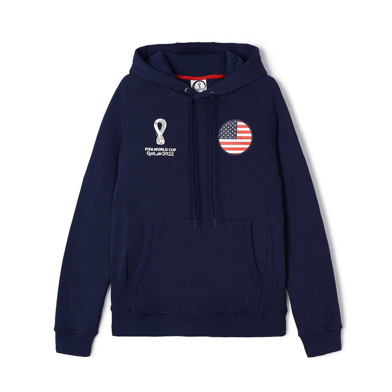 2022 World Cup USA Brushed Blue Hoodie - Mens