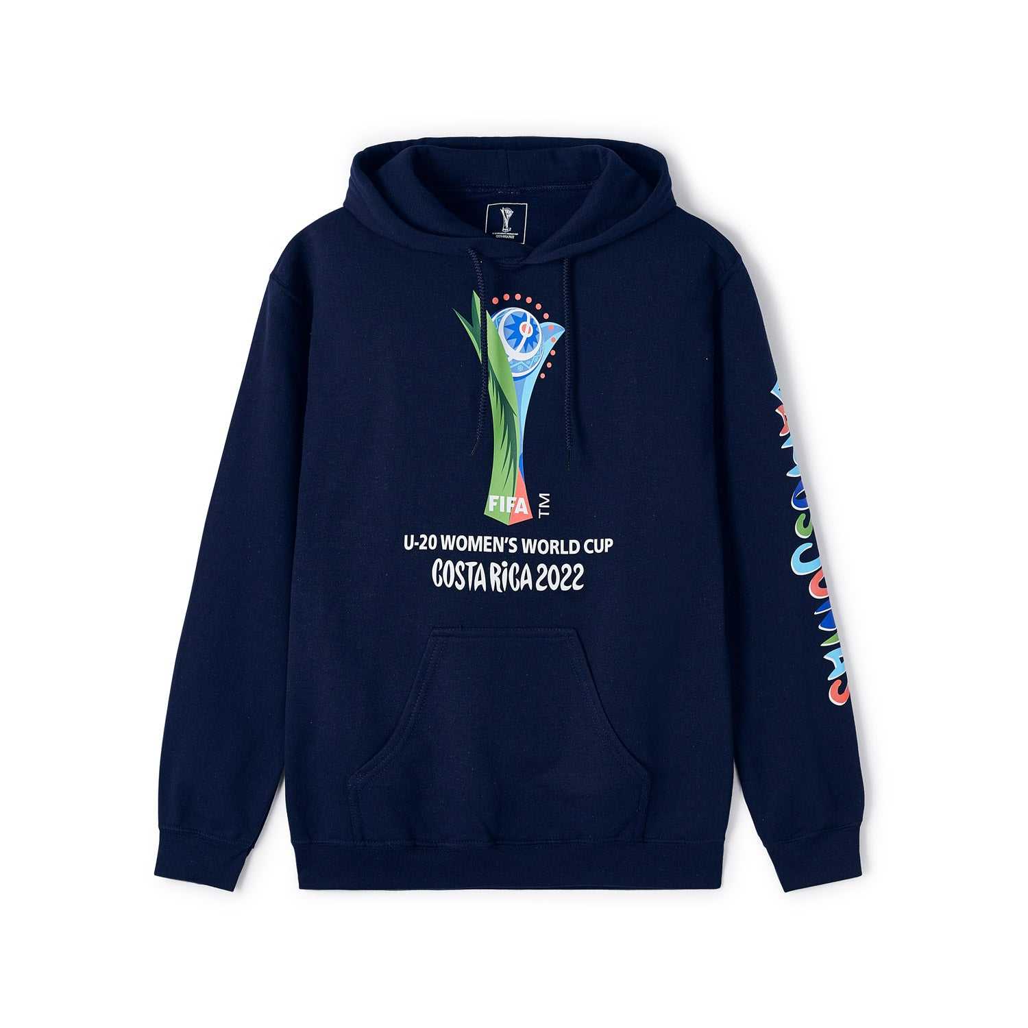 2022 U20 Womens World Cup Costa Rica Generic Blue Hoodie - Mens