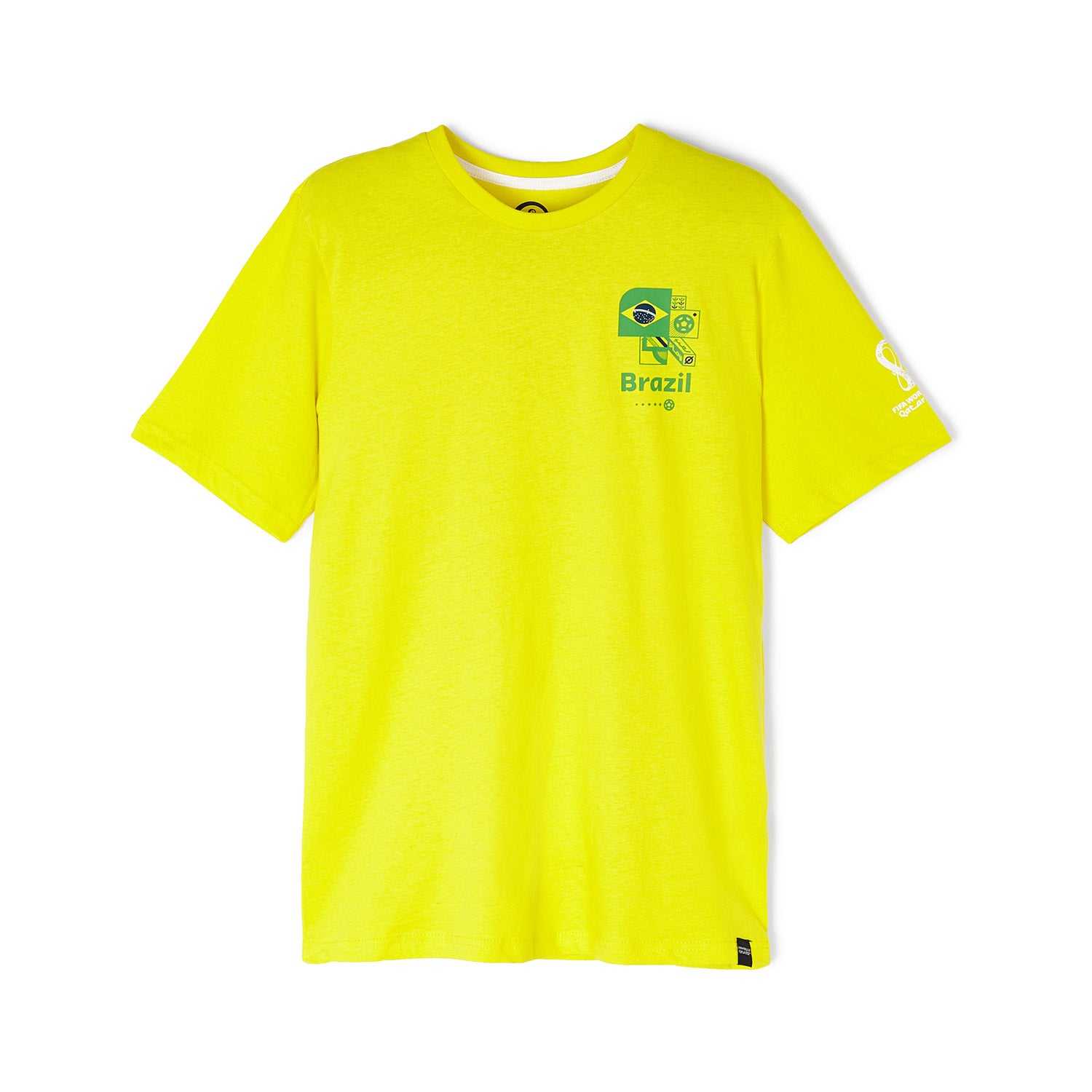 2022 World Cup Brazil Yellow T-Shirt - Men's
