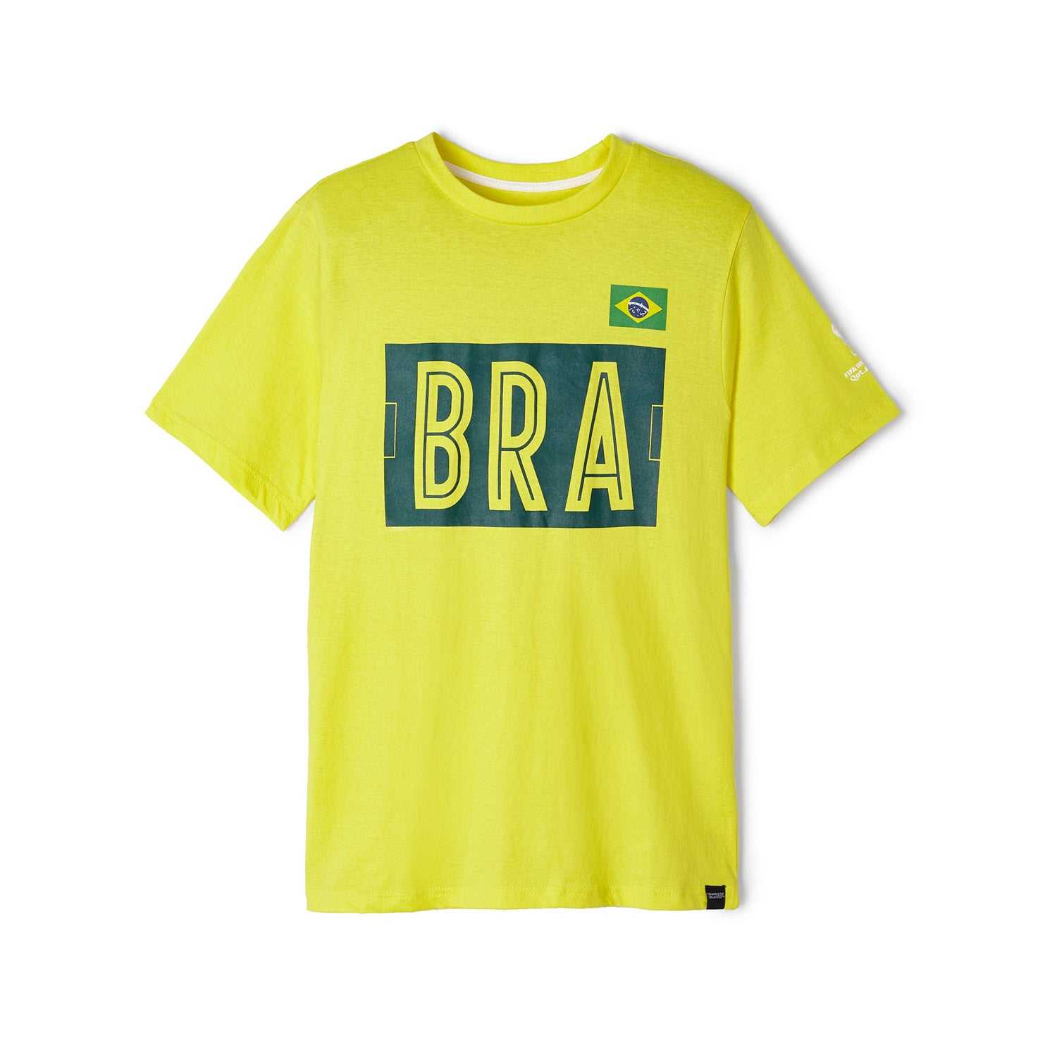 2022 World Cup Brazil Yellow T-Shirt - Mens