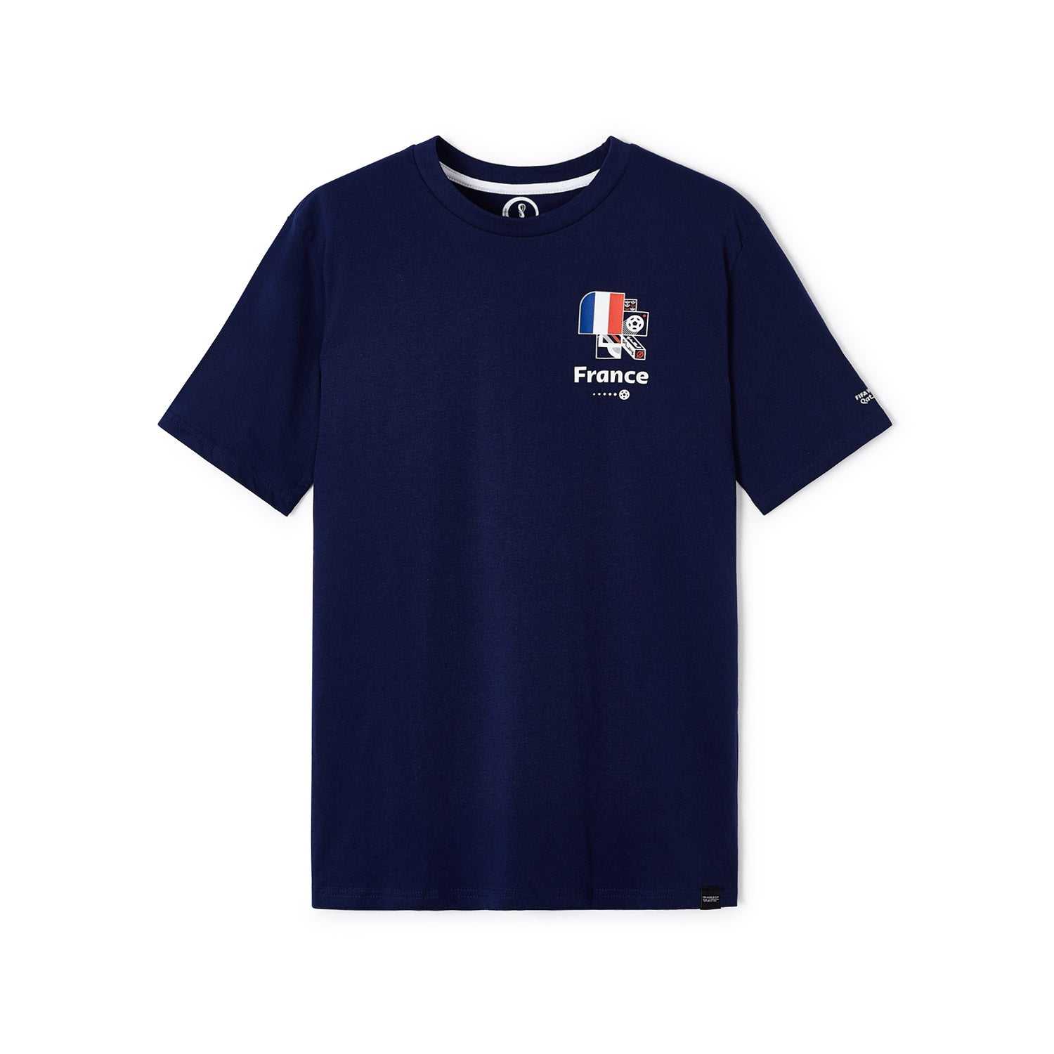 2022 World Cup France Dark Blue T-Shirt - Men's