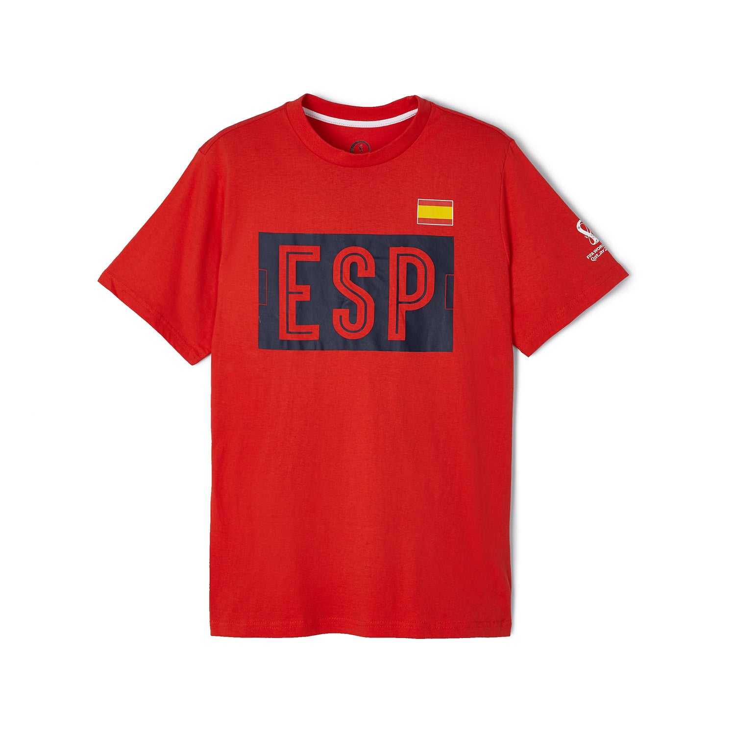 2022 World Cup Spain Red T-Shirt - Mens