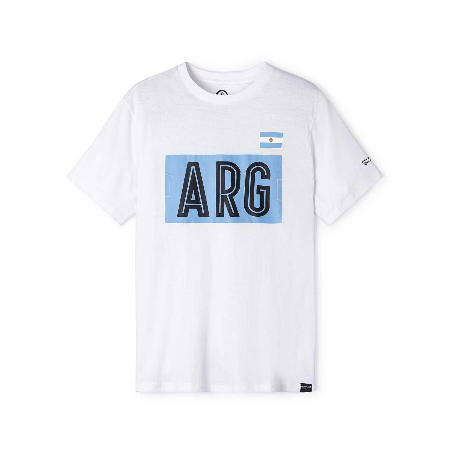 2022 World Cup Argentina White T-Shirt - Mens