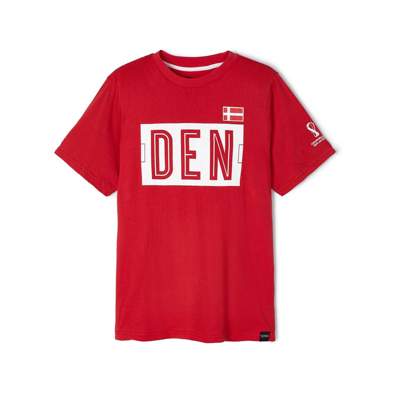 2022 World Cup Denmark Red T-Shirt - Mens