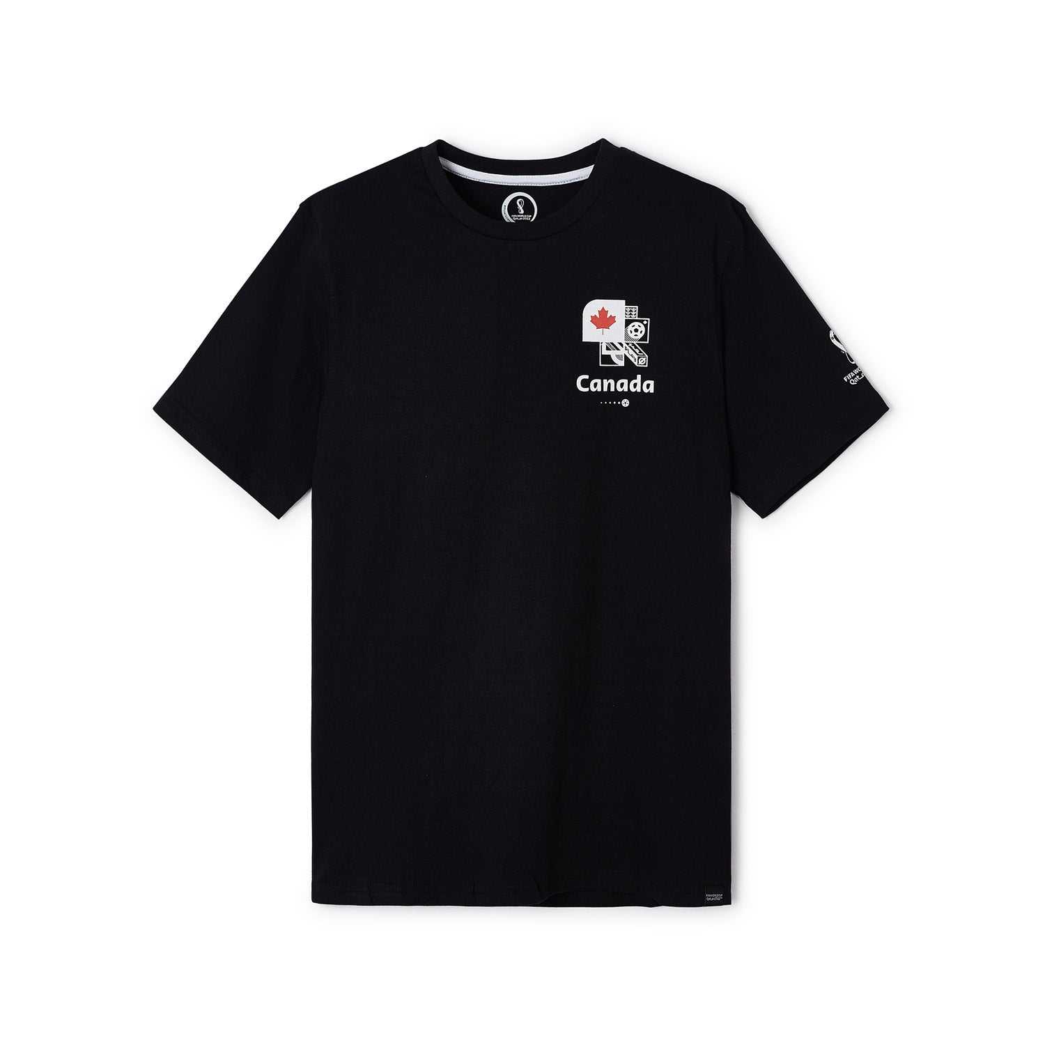 2022 World Cup Canada Black T-Shirt - Mens