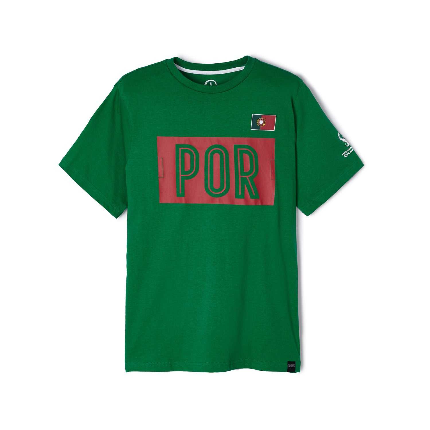 2022 World Cup Portugal Green T-Shirt - Mens