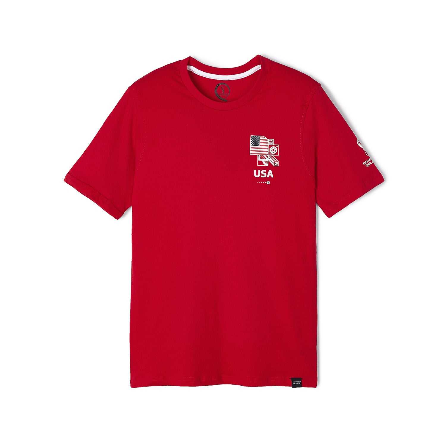 2022 World Cup USA Red T-Shirt - Mens