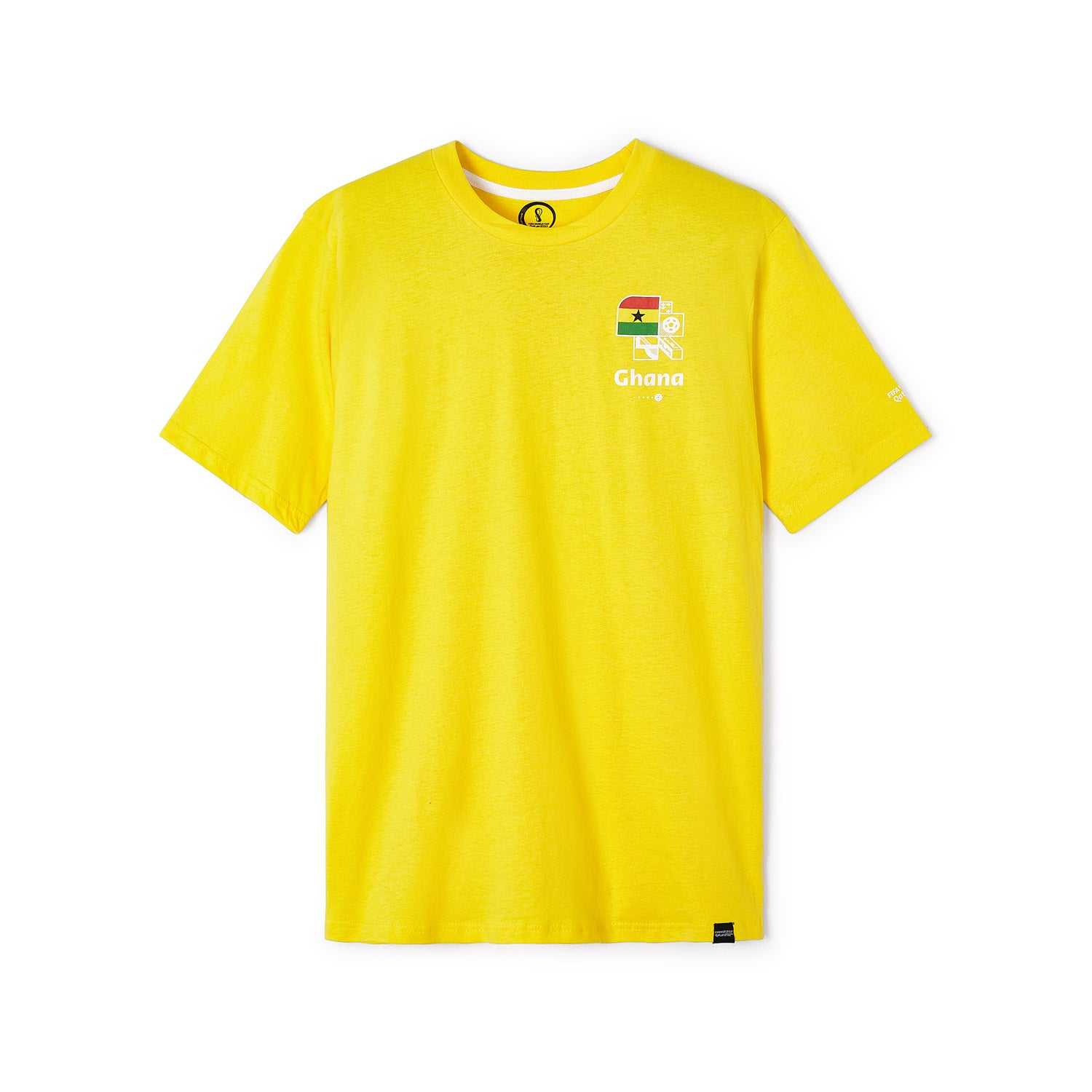 2022 World Cup Ghana Yellow T-Shirt - Mens
