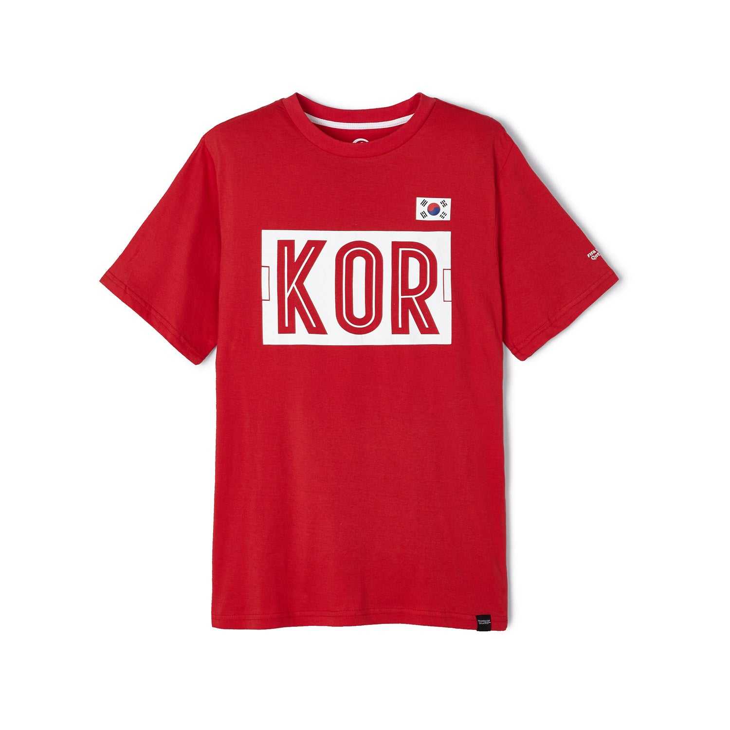 2022 World Cup South Korea Red T-Shirt - Mens
