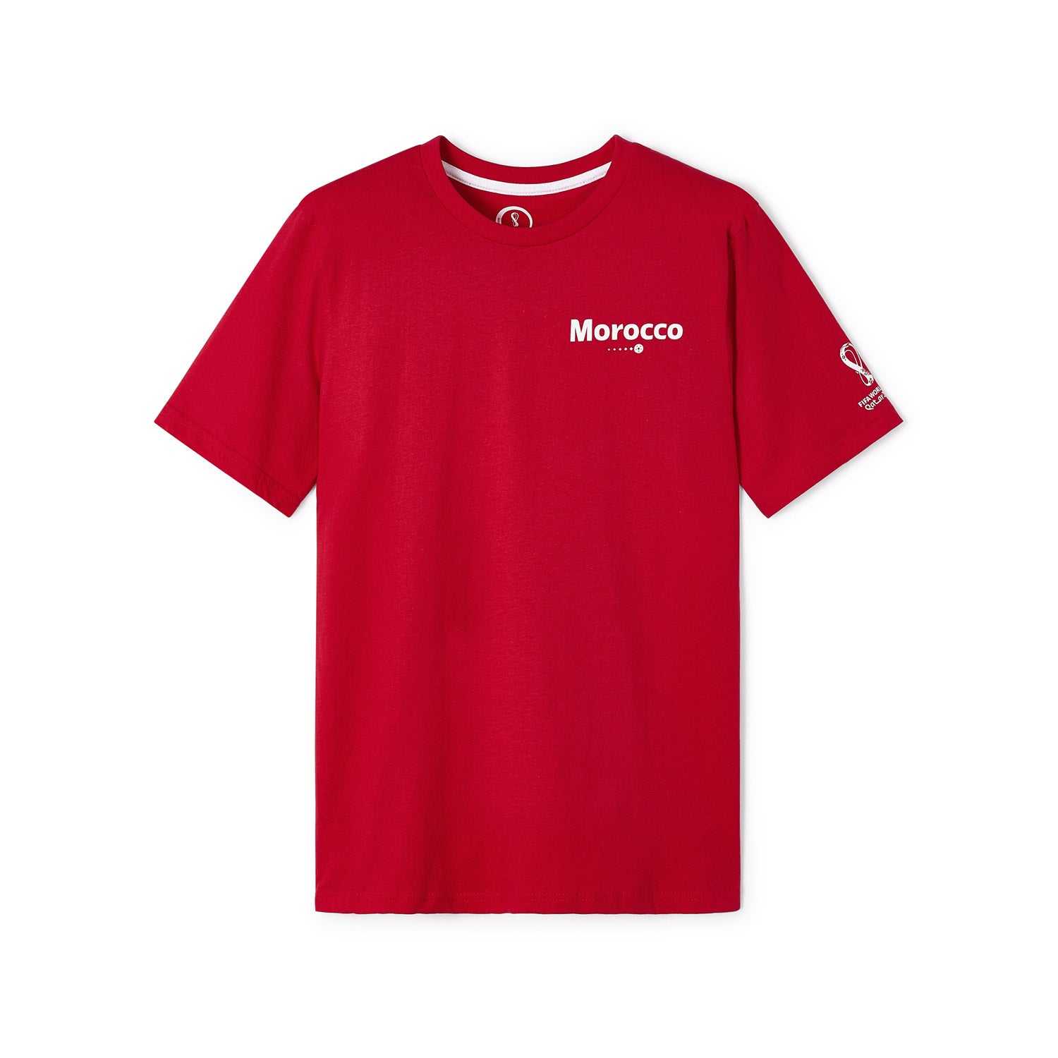 2022 World Cup Morocco Red T-Shirt - Mens