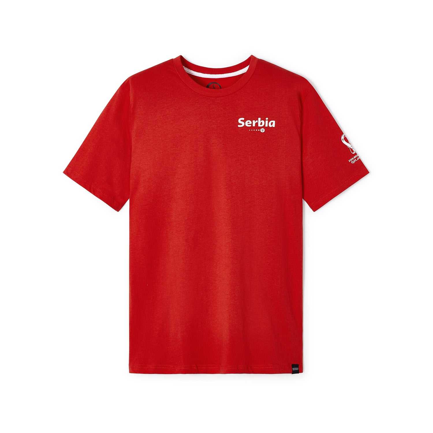2022 World Cup Serbia Red T-Shirt - Mens