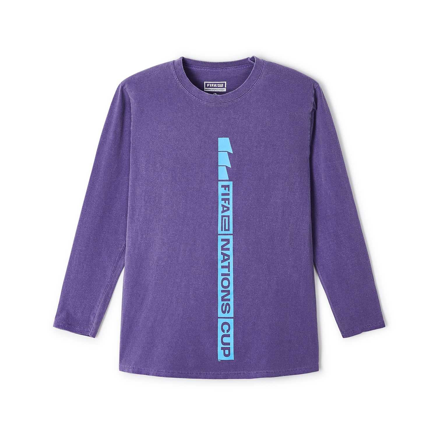 FIFAe Nations Cup 2022 Long Sleeve T-Shirt Purple - Mens