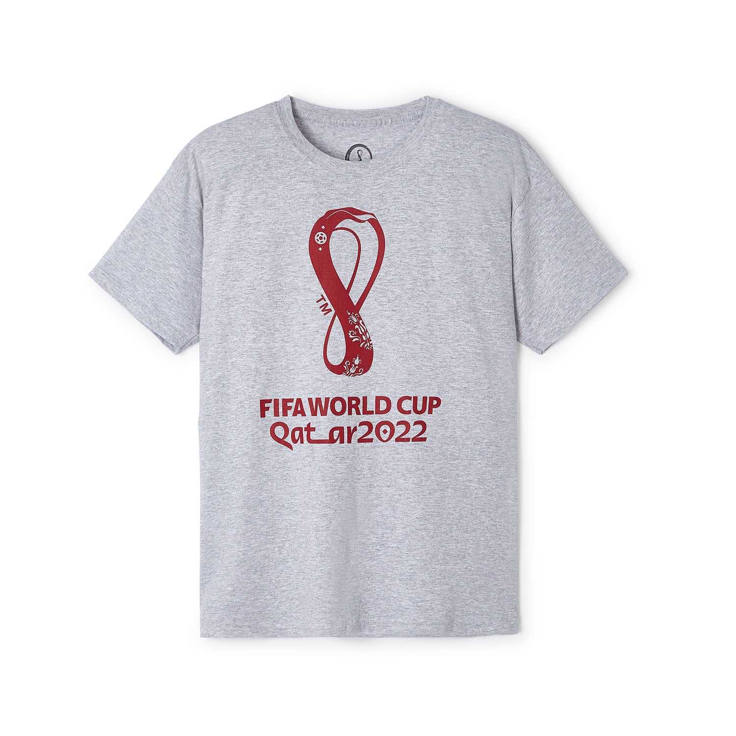 World Cup 2022 Logo T-Shirt Grey - Mens