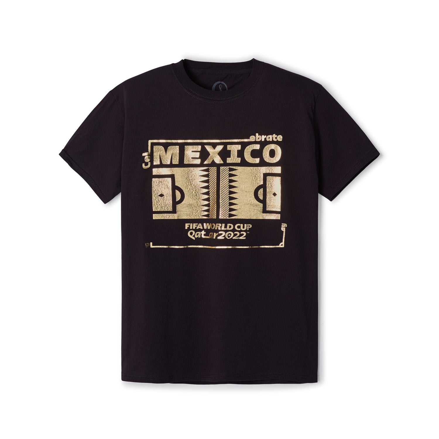 2022 World Cup Futbol Nation T-Shirt Mexico - Black