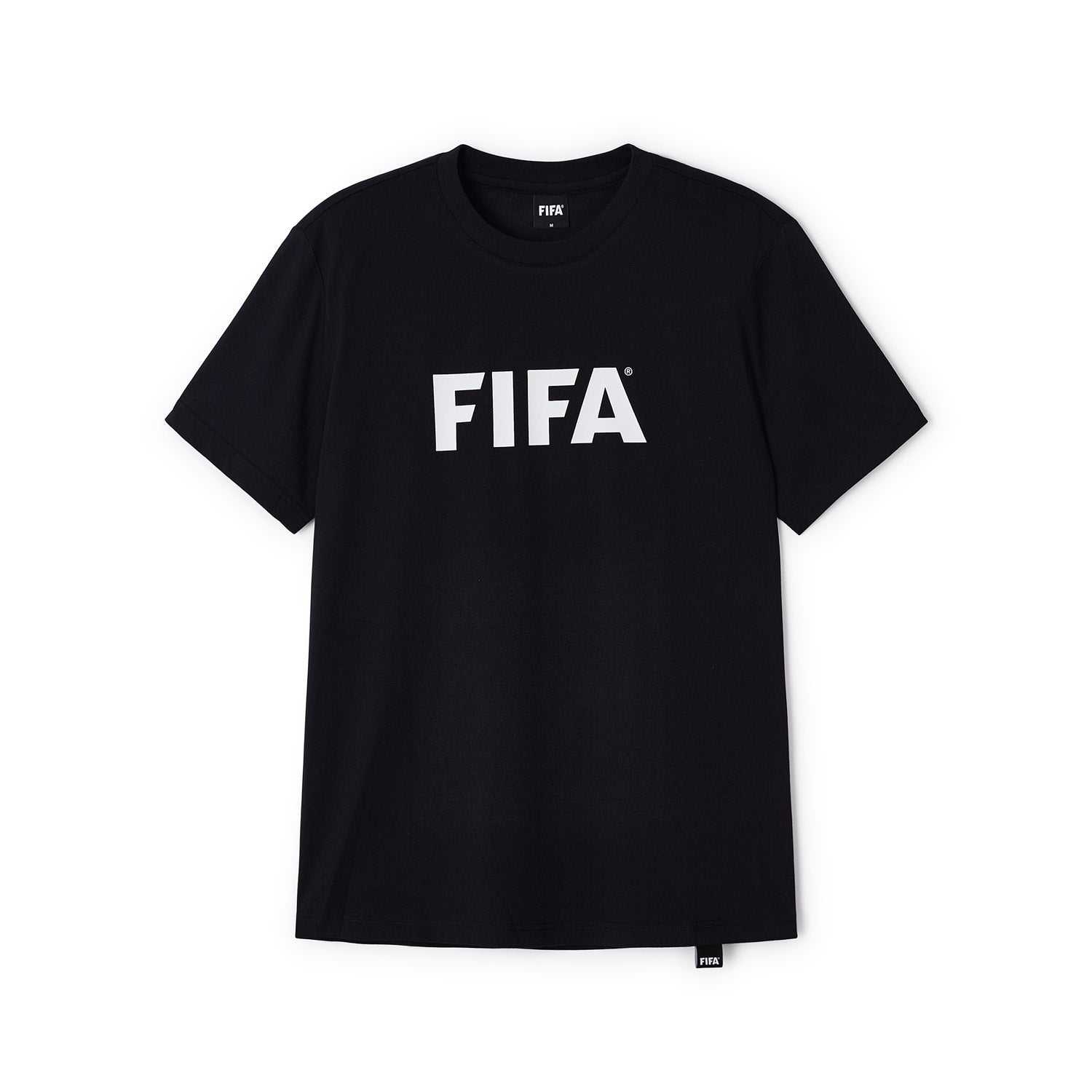 FIFA Essentials Logo Short Sleeve Black T-Shirt - Mens