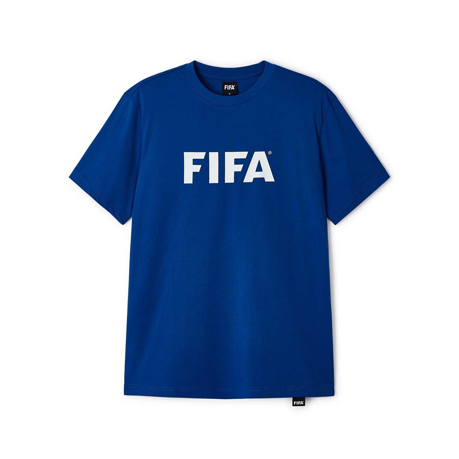 FIFA Essentials Logo Short Sleeve Blue T-Shirt - Mens