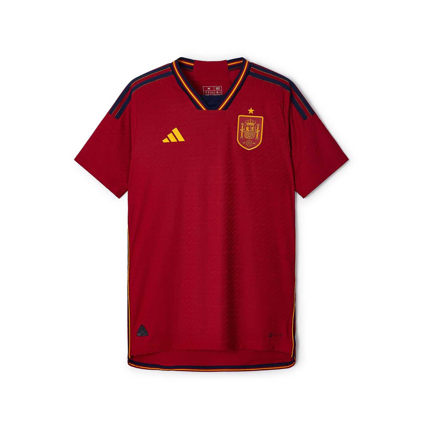 adidas Spain Authentic Home Football Shirt - Mens