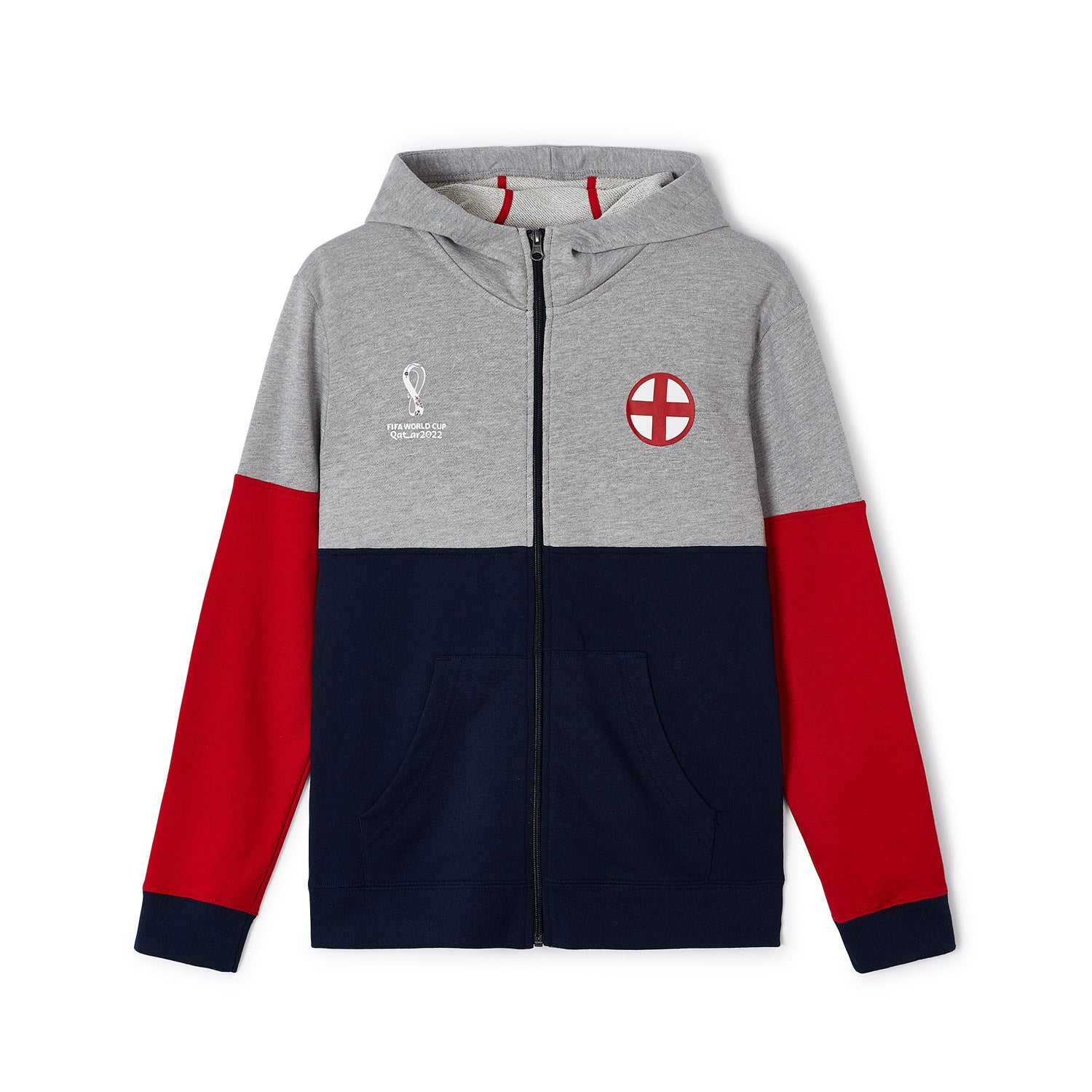 2022 World Cup England Panel Hoodie Blue  - Youth