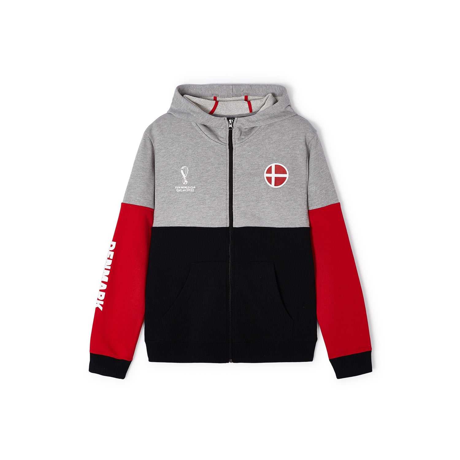2022 World Cup Denmark Black Hoodie - Youth